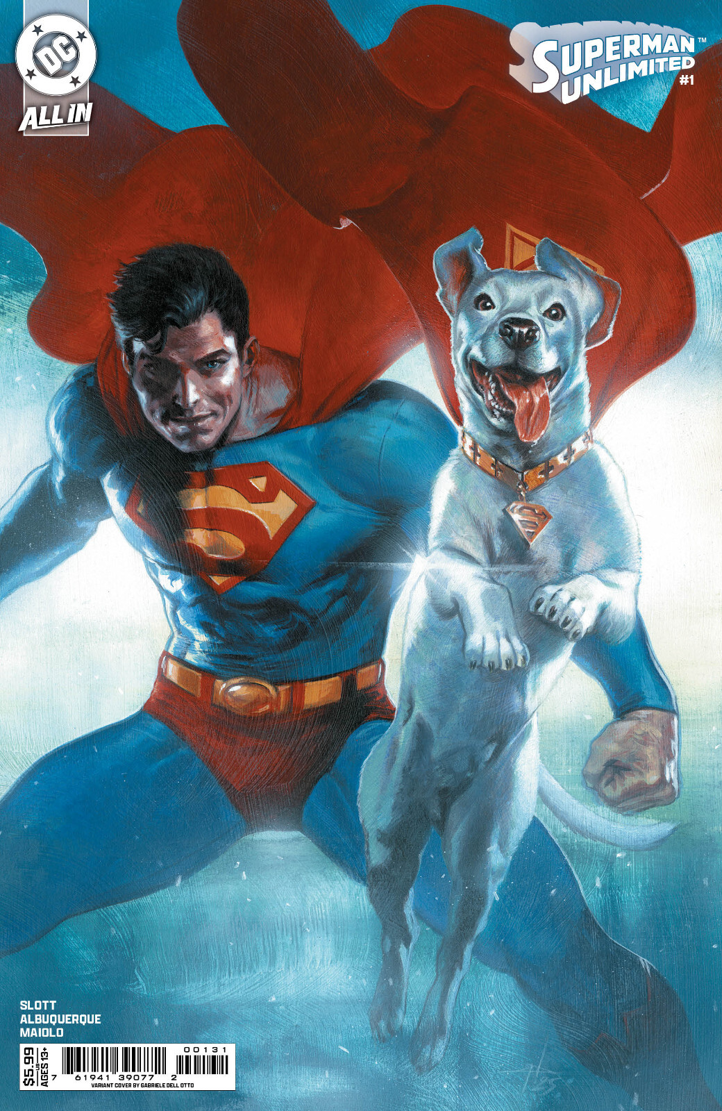 SUPERMAN UNLIMITED #1 (GABRIELE DELL\'OTTO VARIANT)(2025) COMIC BOOK ~ DC