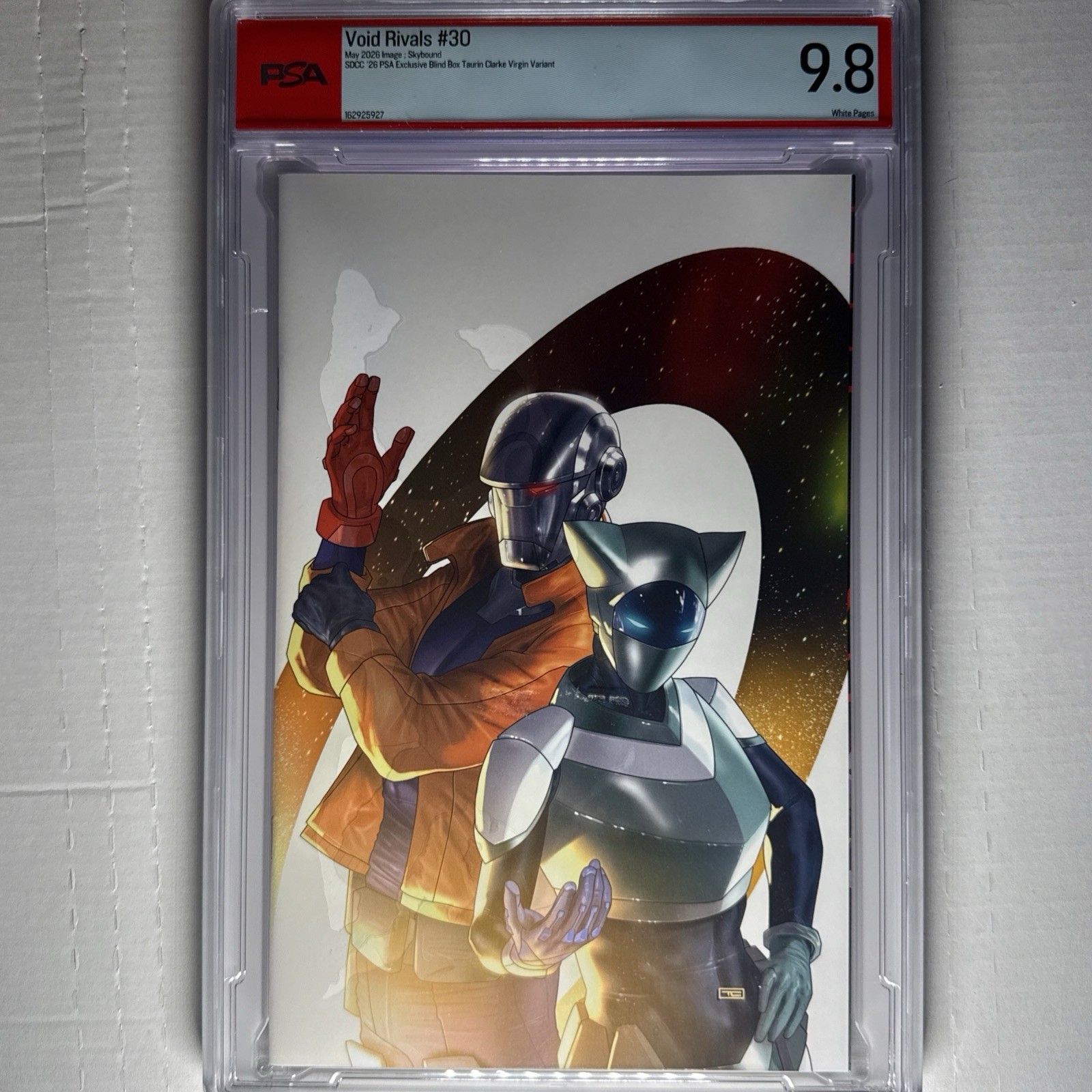 Void Rivals #30 SDCC '26 PSA 9.8 Virgin Variant Taurin Clarke PSA Blind Box