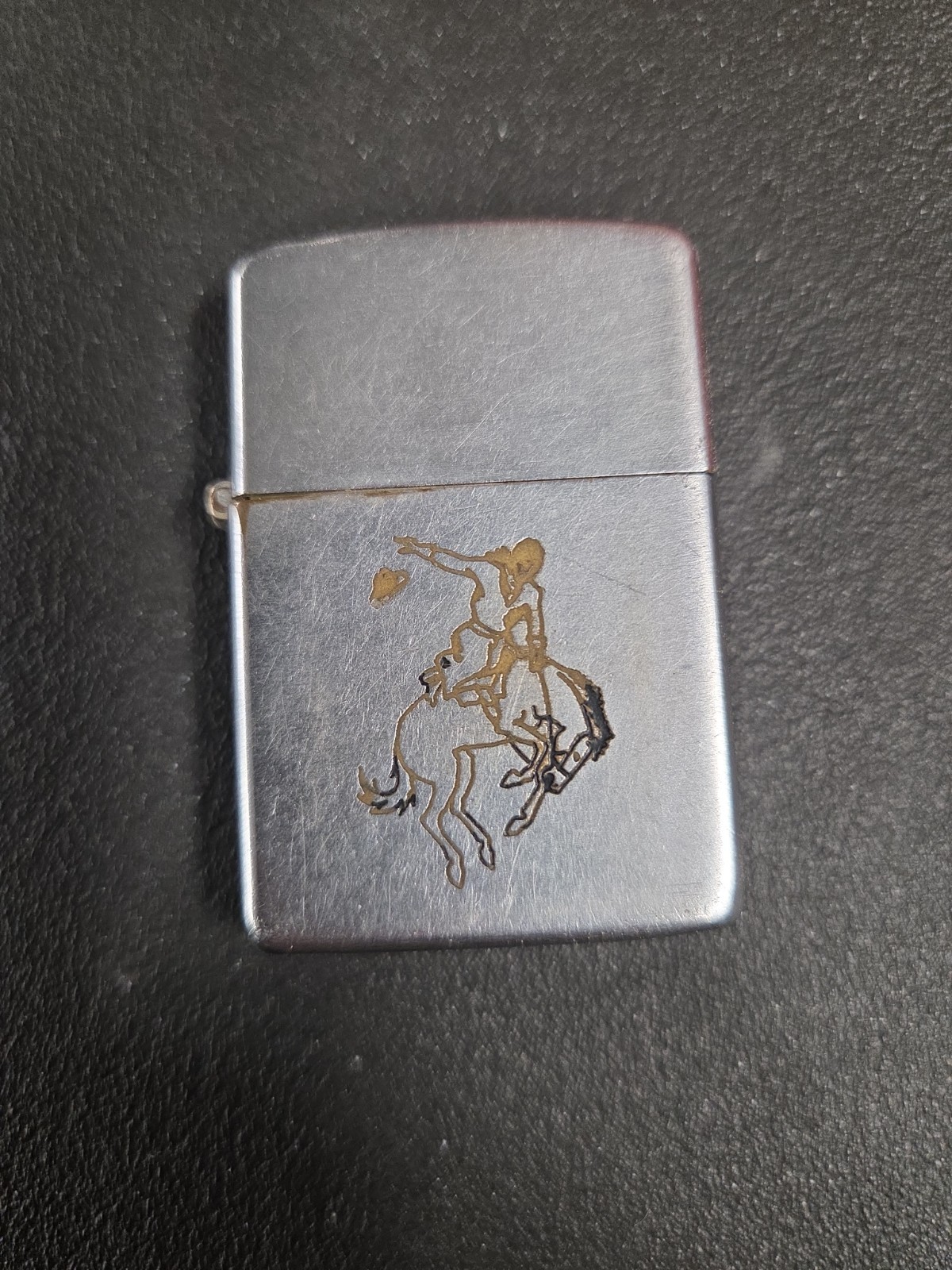Zippo 1940s 1950s Vintage Cowboy Lighter