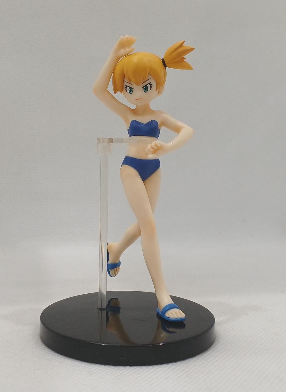 Bandai Pokemon HG Misty Figure Blue Swimsuit With Stand Collectible 13+ Bandai Pokemon HG Misty Figure Blue Swimsuit With Stand Collectible 13+