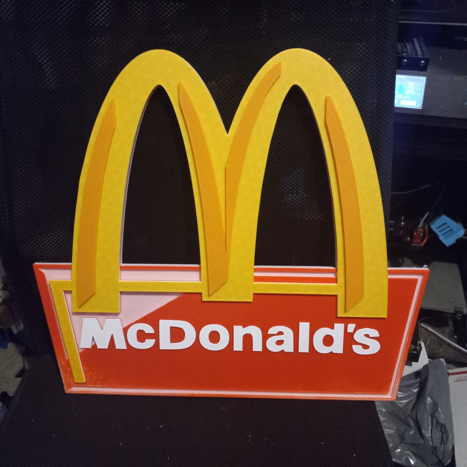 Sale McDonald’s Big 3D Advertising Sign Golden Arches 19