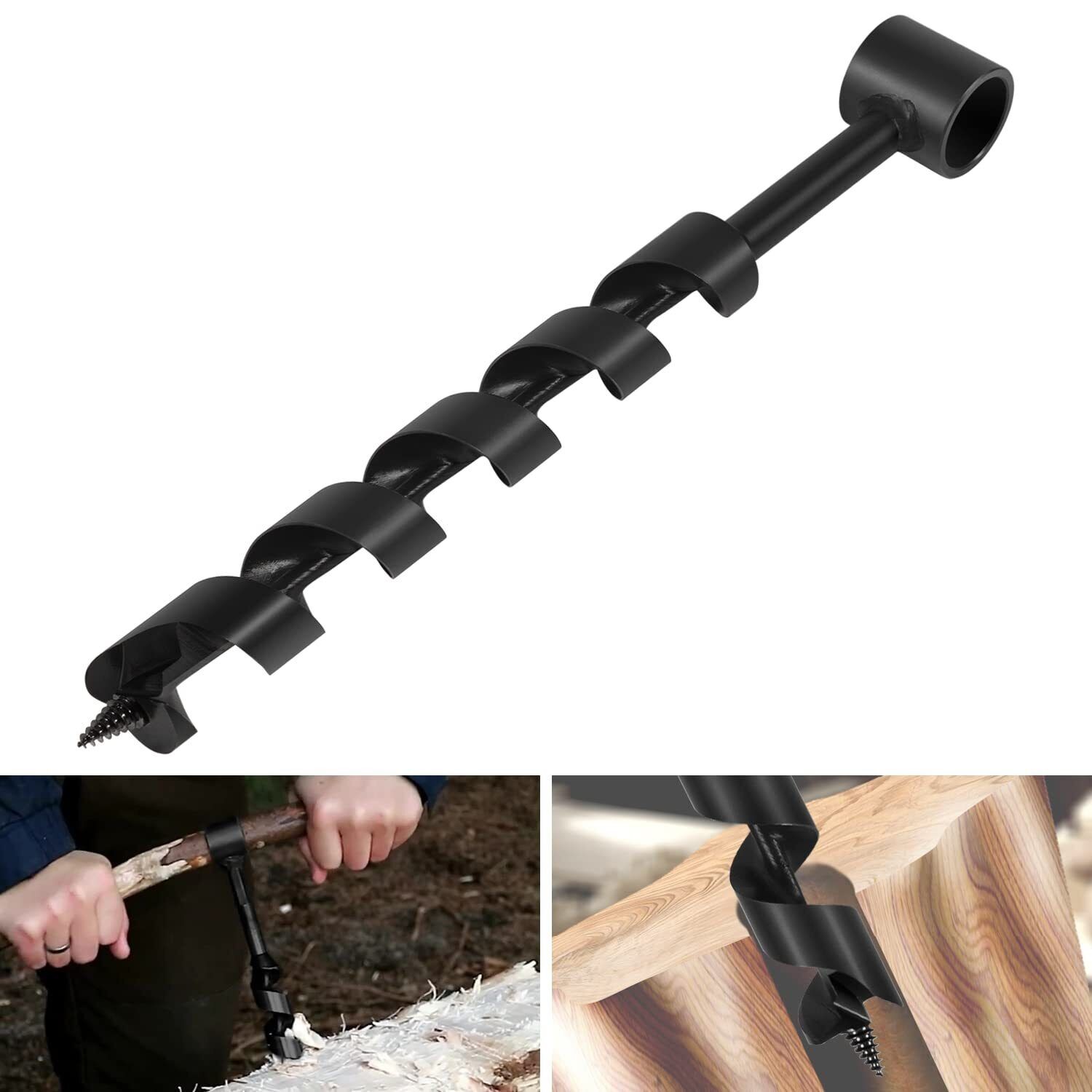 Scotch Eye Wood Auger Drill Bit Hand Auger For Camping and Survival Gear Packs