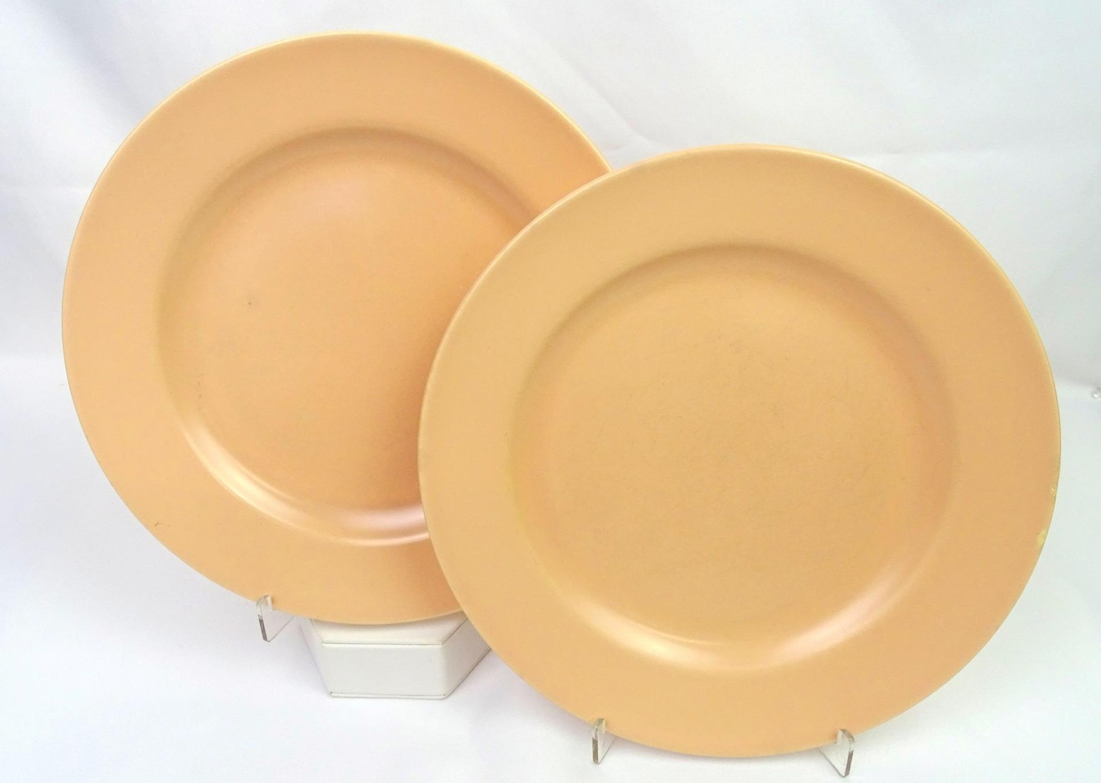 Franciscan California Pottery Coral El Patio 2 Pc 9 1/4\