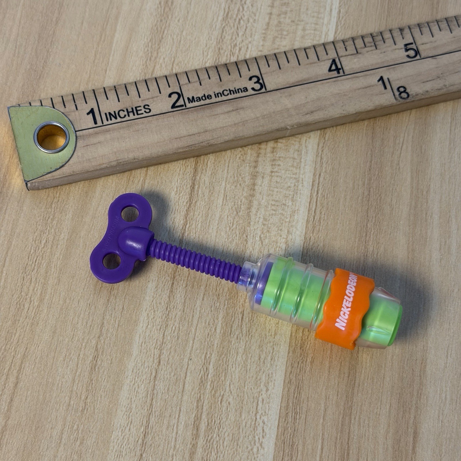 Vintage 90s Nickelodeon Cranker Eraser Press Slime Twist Novelty Eraser Sanford