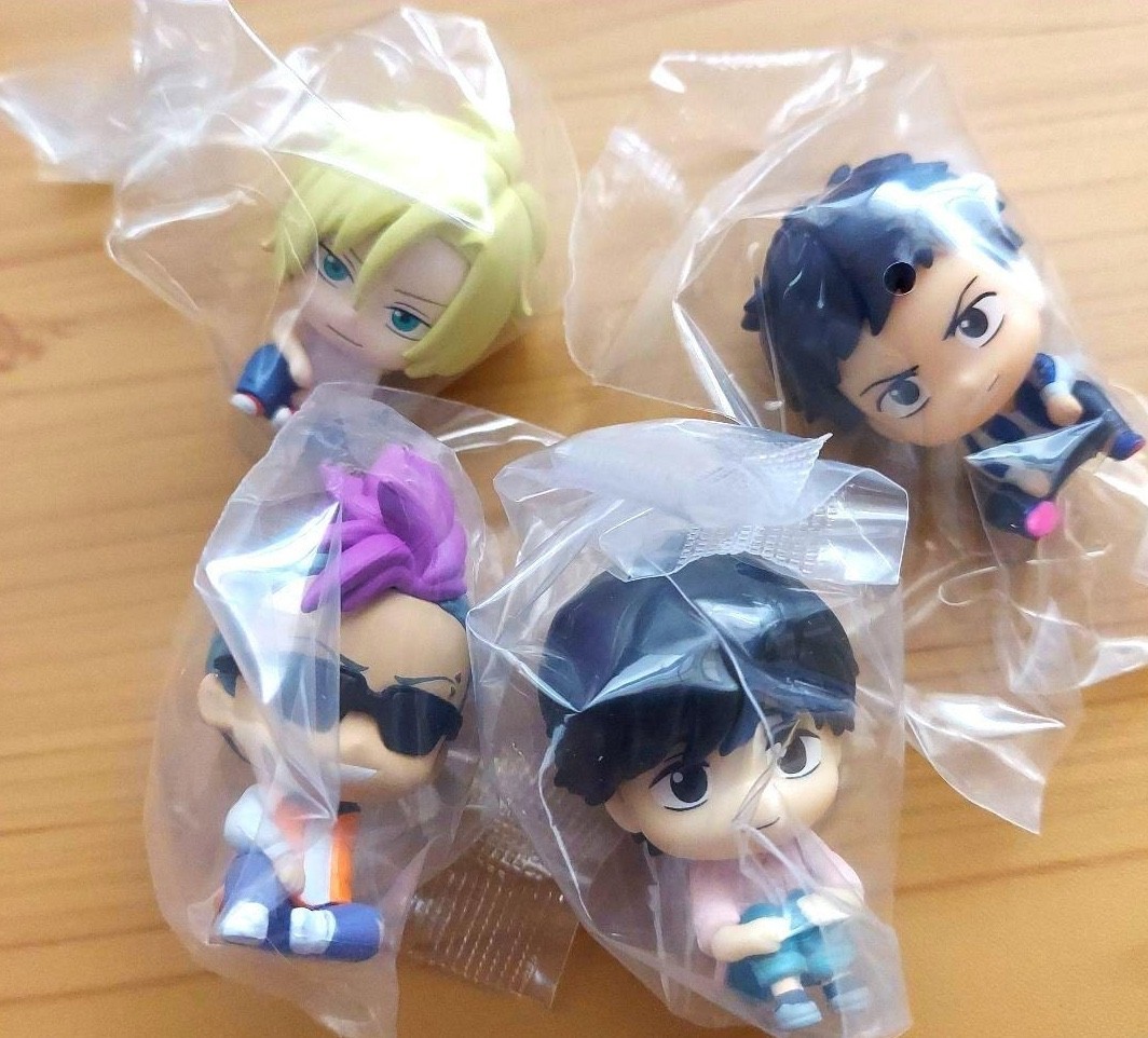 Banana Fish Mini Figure Machiboke Complete 4 Types Set Capsule Toy