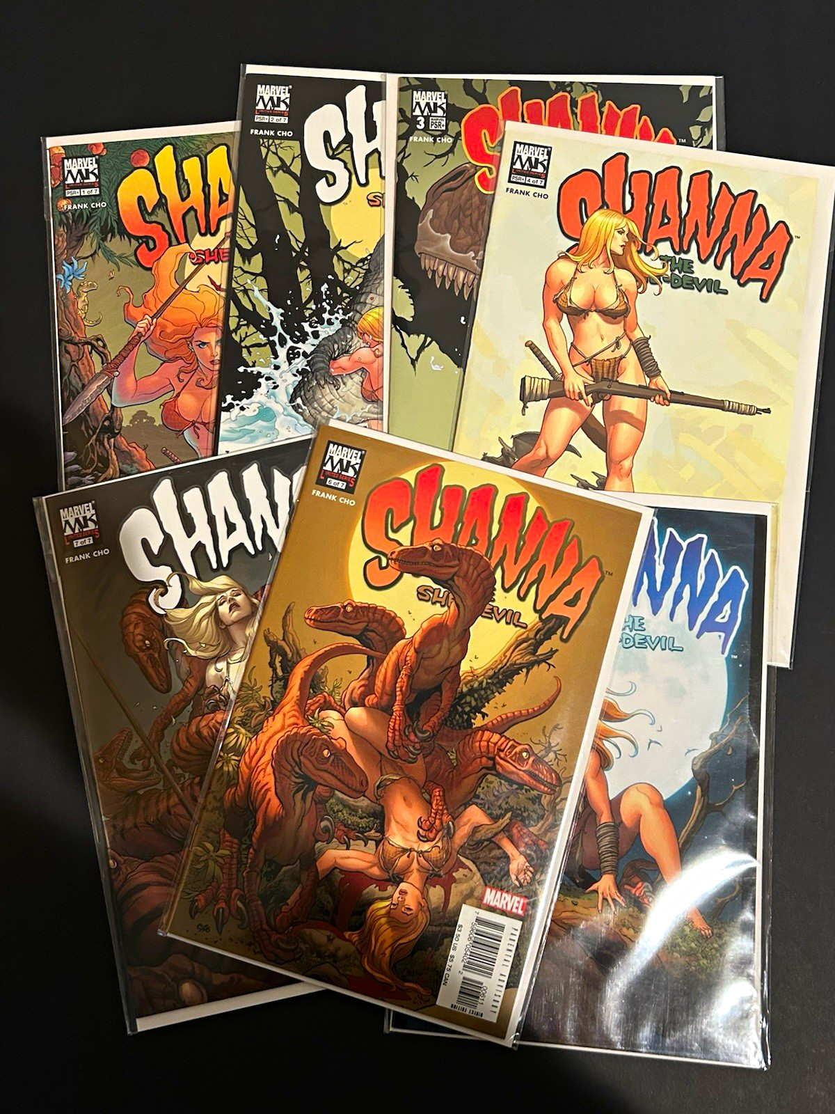 Shanna the She-Devil 1-7 2004) Direct Edition Limited Cho  NM Complete Set