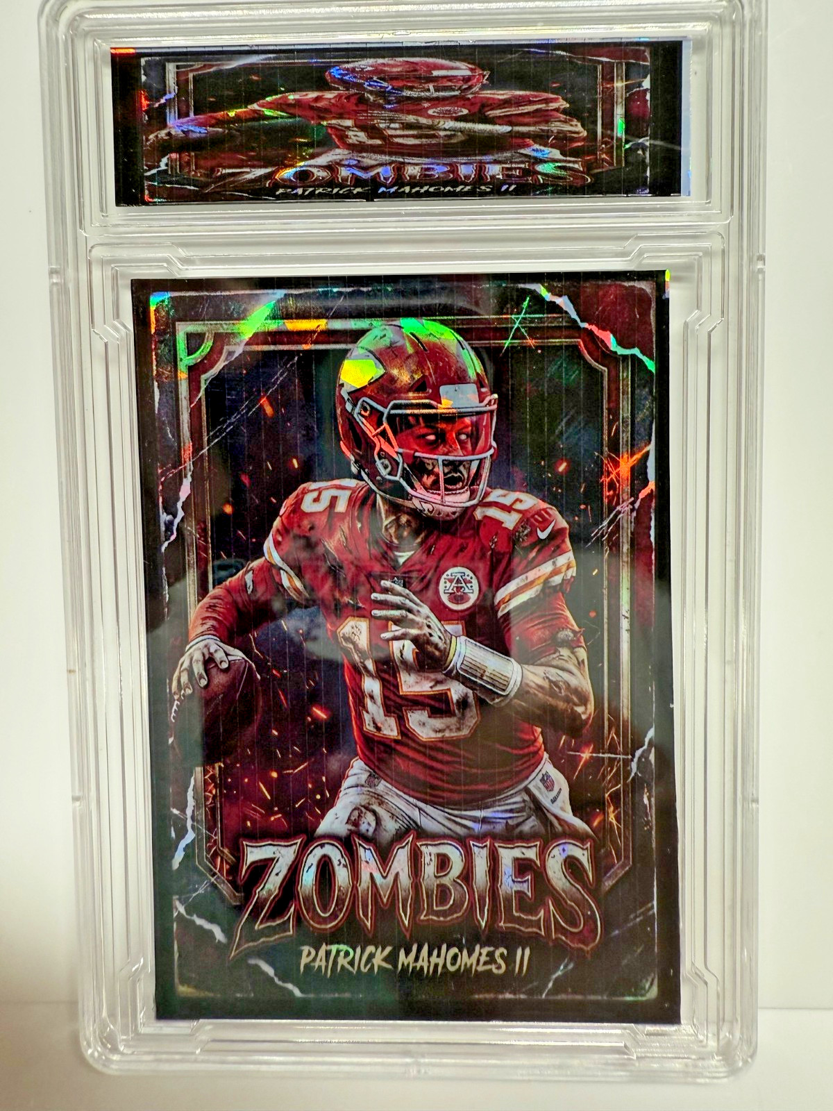  2026 Graded Zombies SP/500 Patrick Mahomes Kansas City Ice Refractor  cz rc