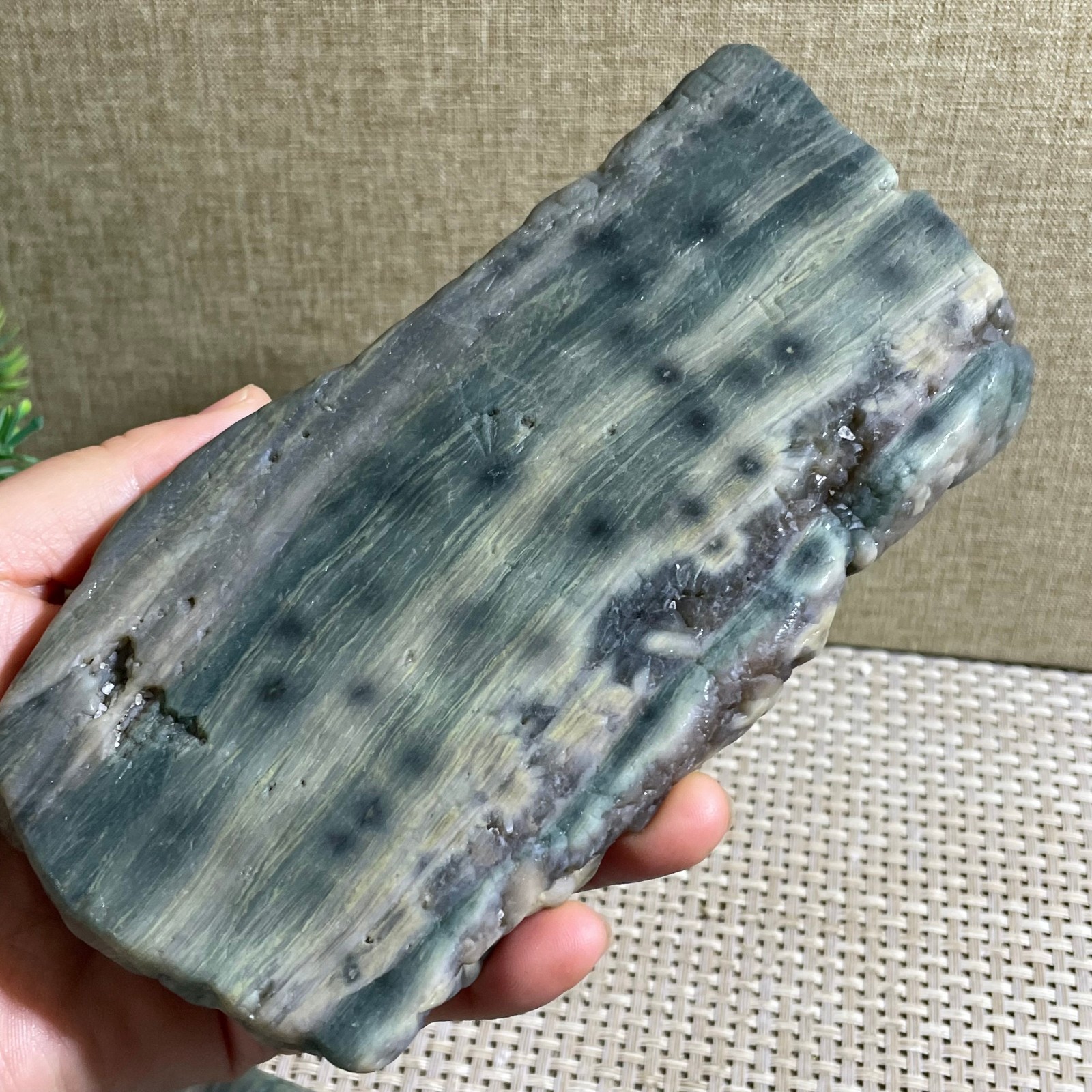 549g Ocean stone Jasper rough raw polished Stone Original Specimen