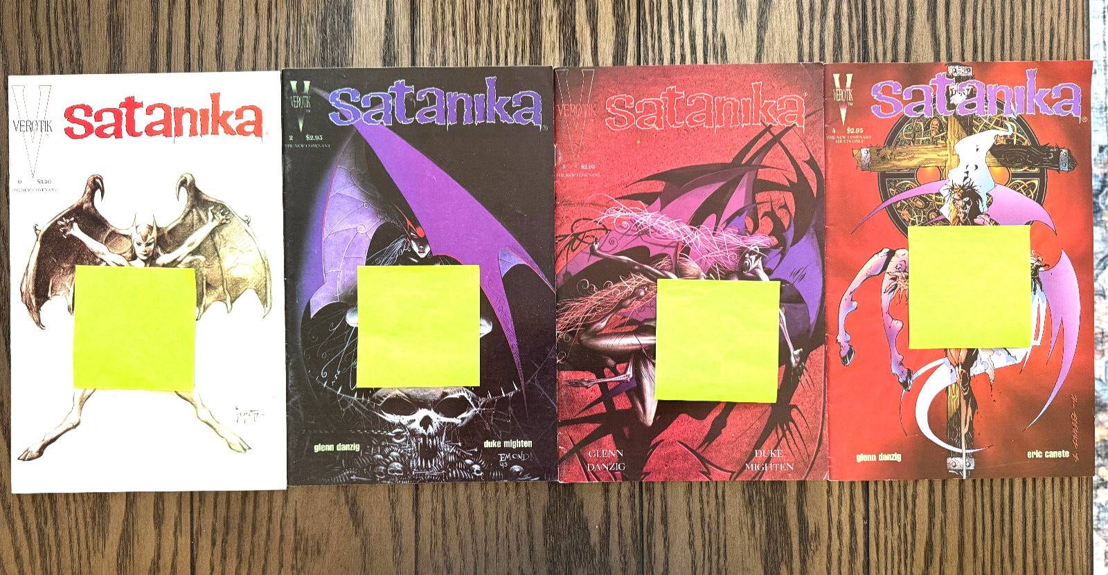 RARE Satanika The New Covenant 0,2,3,4  Comic Book HTF OOP