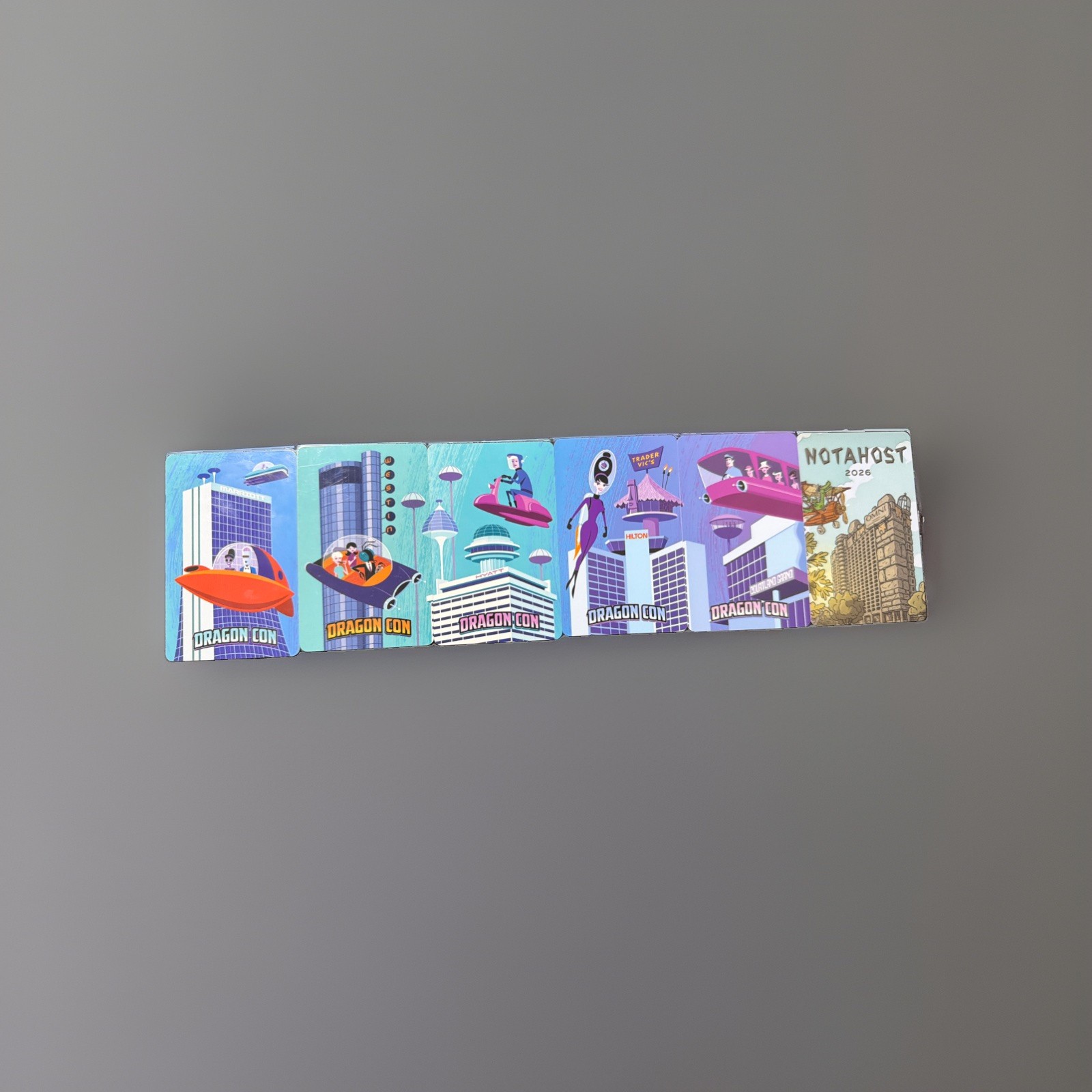 DragonCon 2026 Exclusive Key Cards Full Set Of 6 Limited Edition