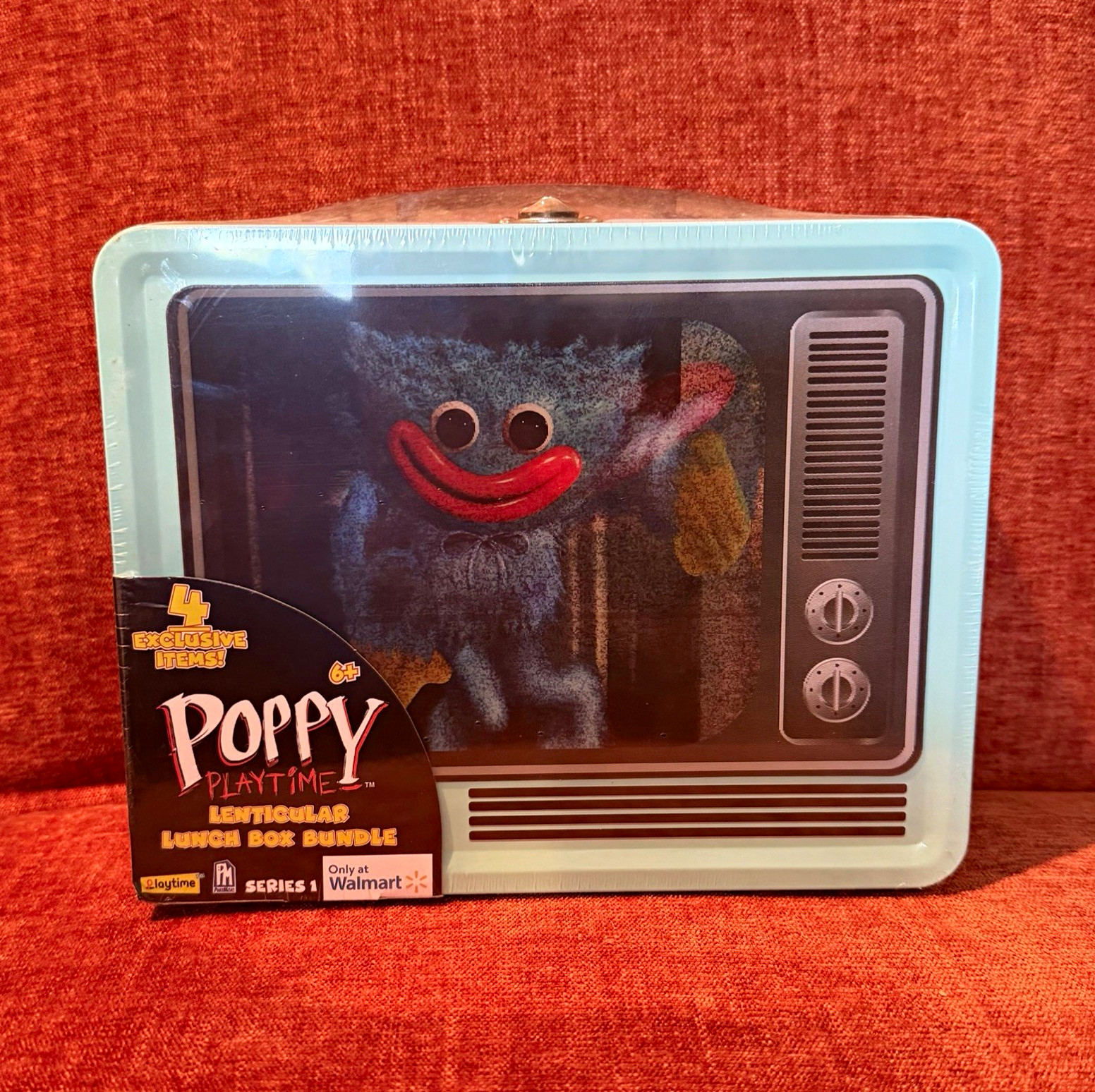 Poppy Playtime Lenticular Metal Lunch Box Bundle with Exclusive Items