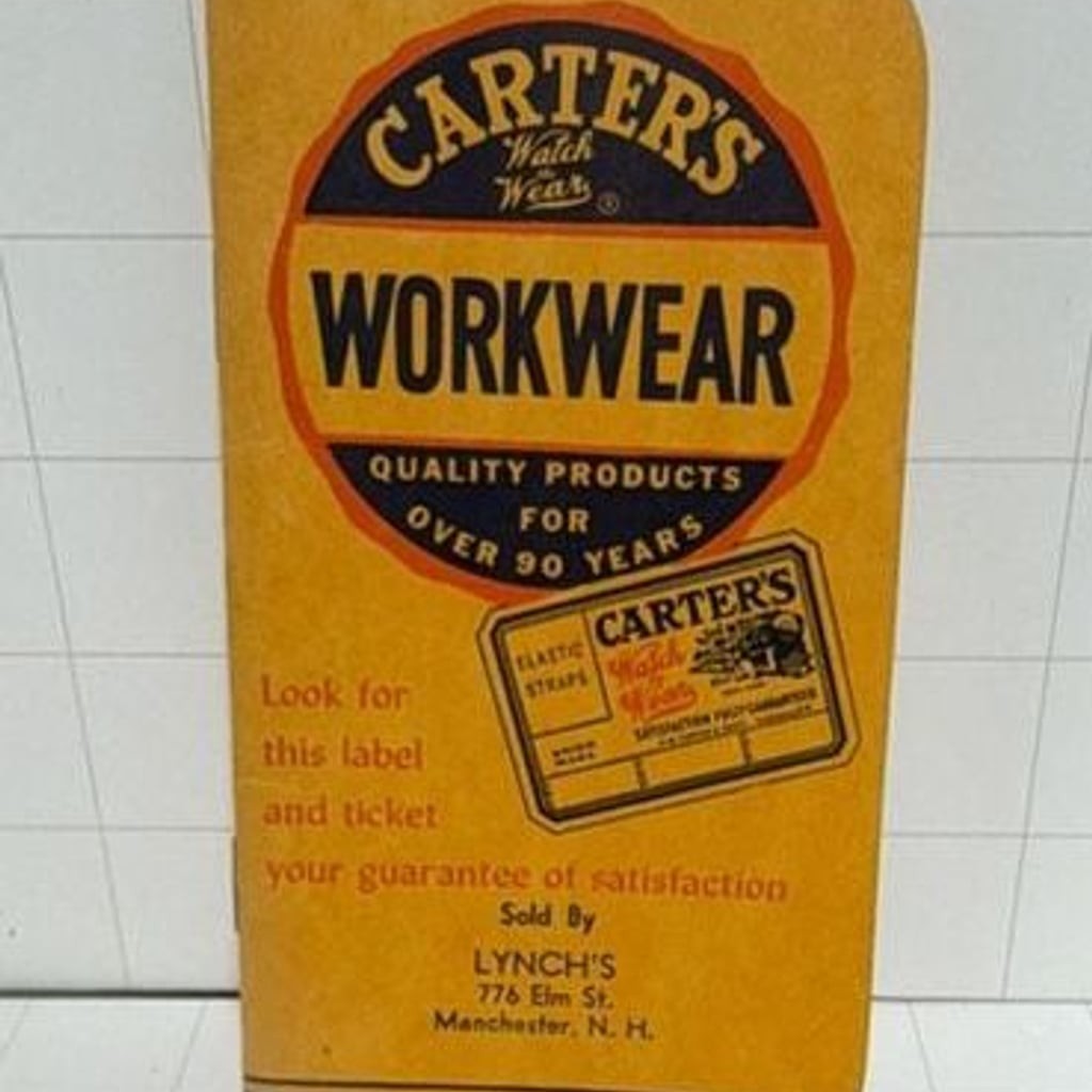 Vintage Carter's Workwear Advertising Promotional Booklet