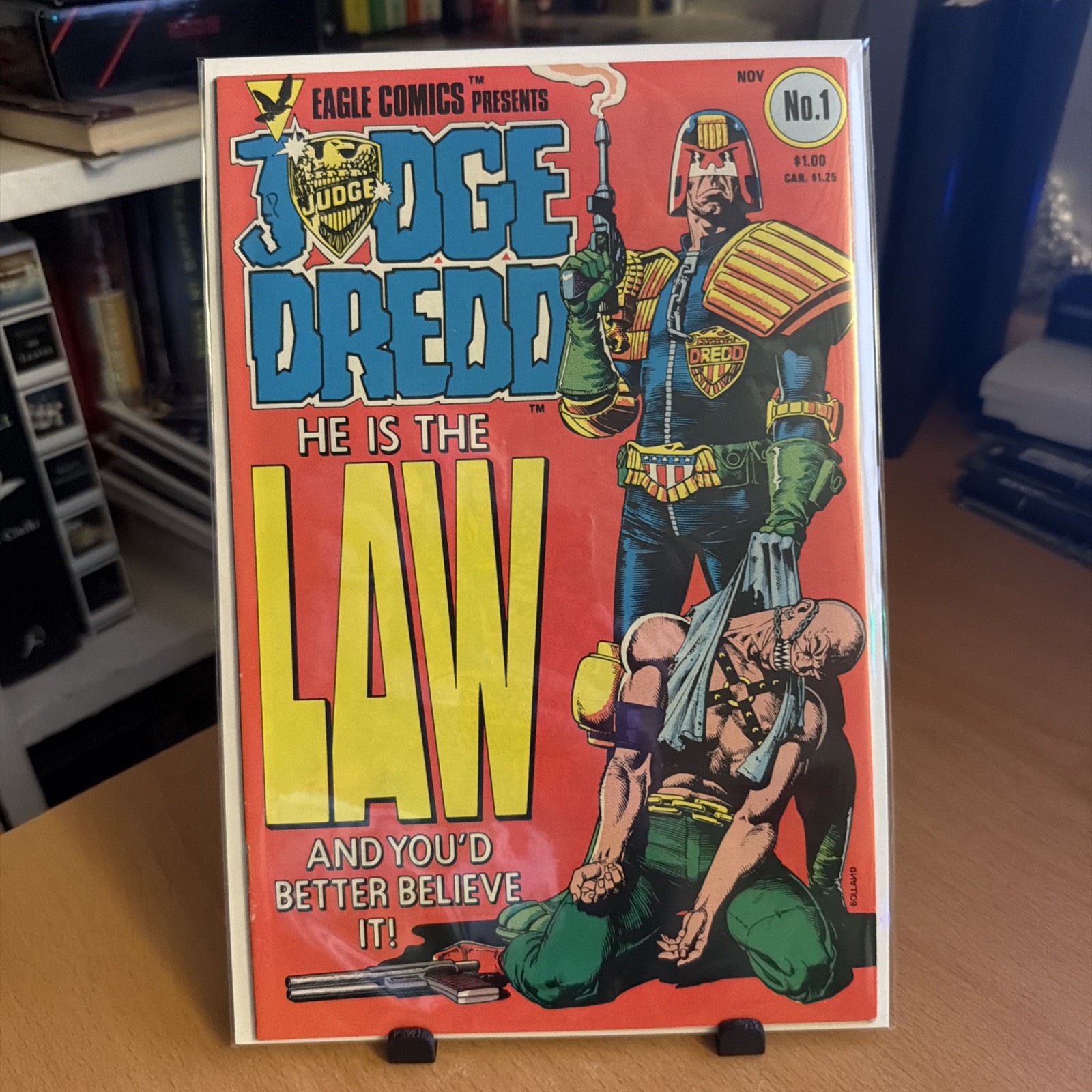 Judge Dredd Vol. 1 # 1 Eagle Comics Wagner Bolland 1983 VF