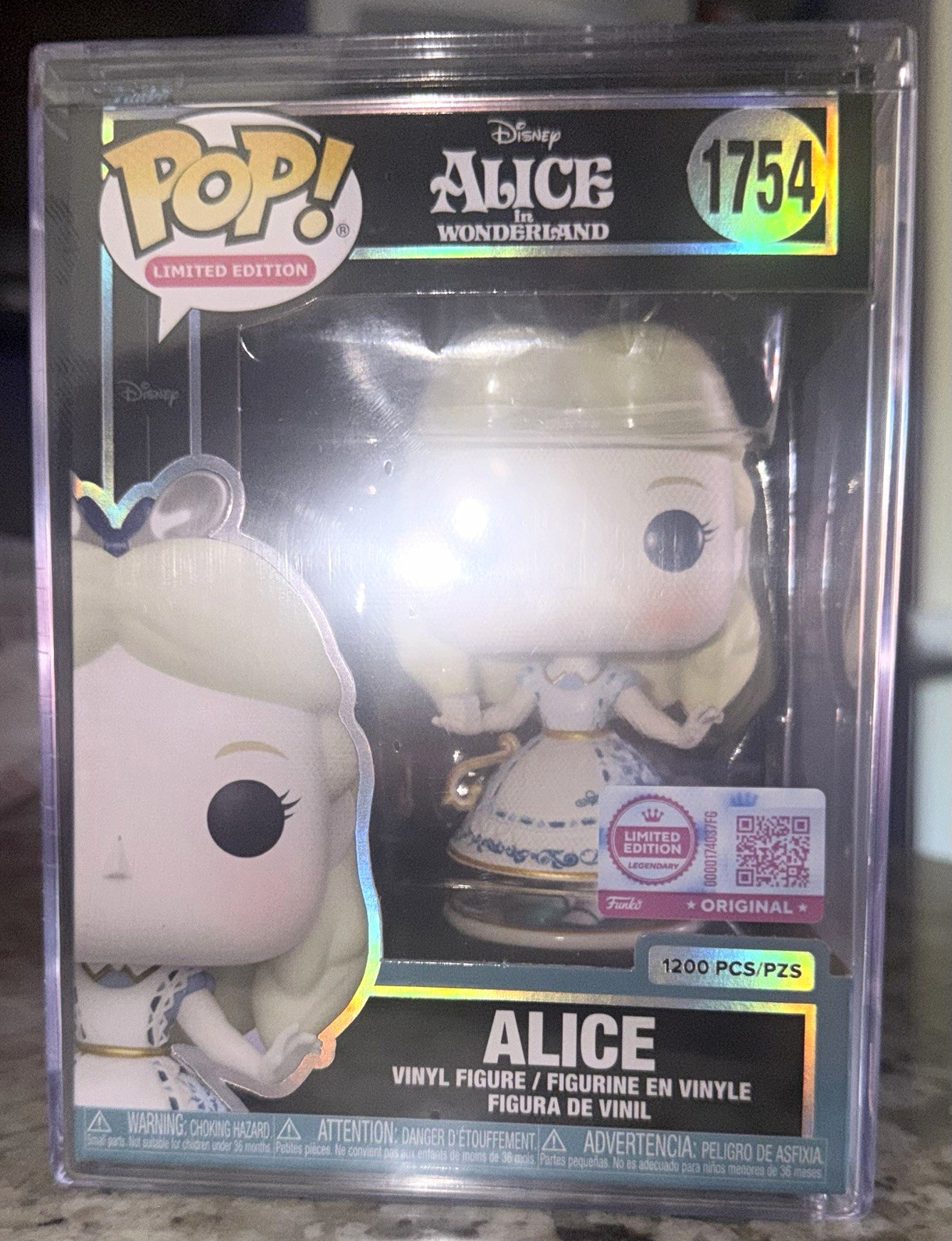Funko Pop Disney Alice in Wonderland Alice #1754 LE 1200 pcs w/ Protector OBO