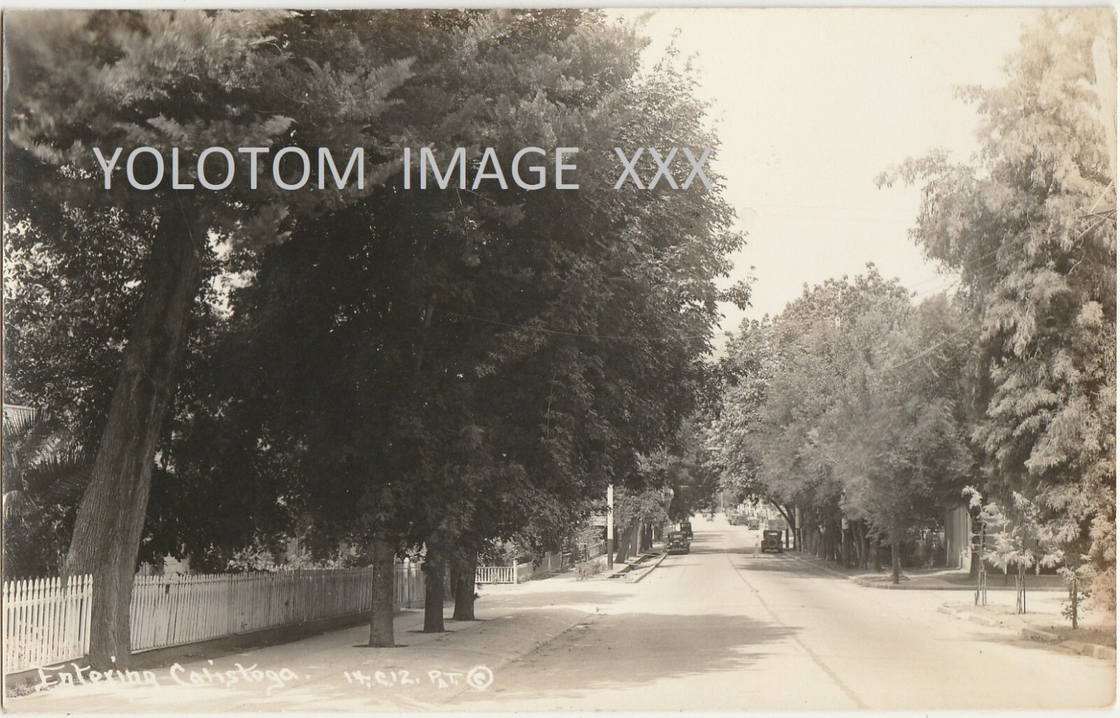 Patterson RPPC-Entering Calistoga-Napa County-California-Ca