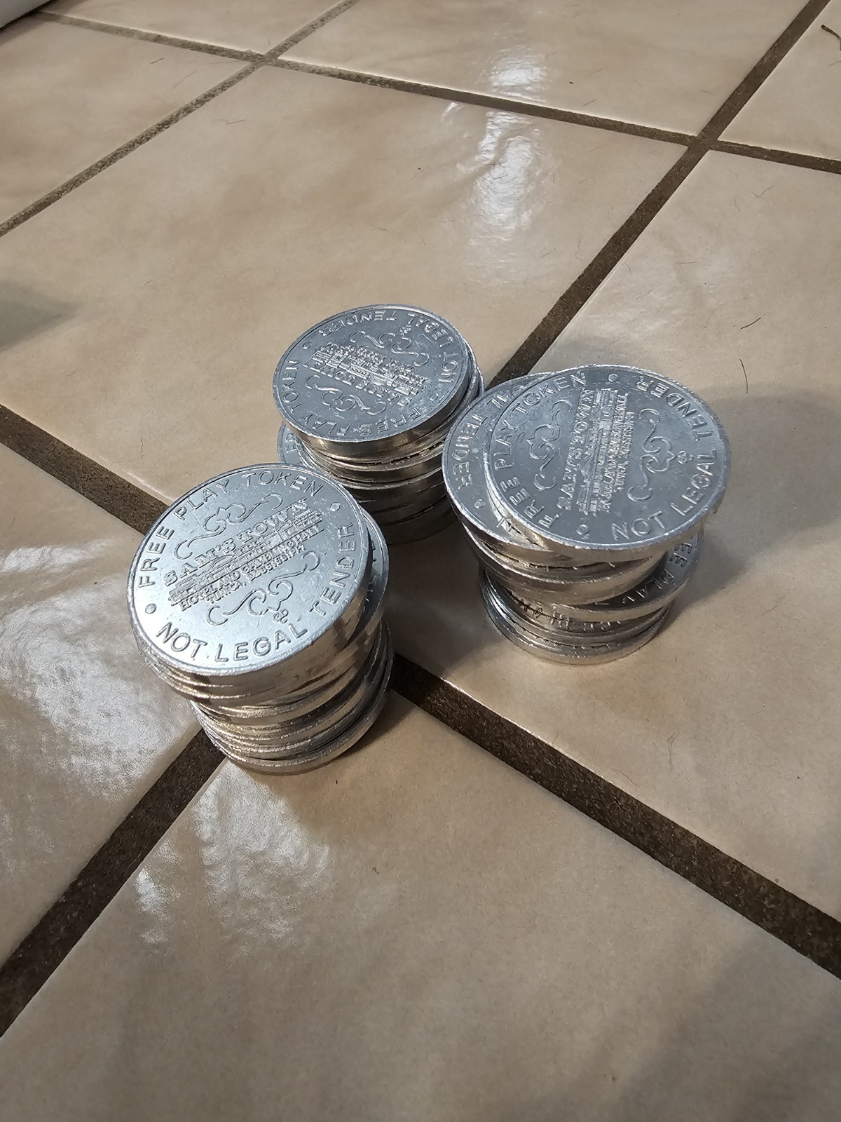 35 Total Sams Town Hotel Casino Tunica Mississippi Free Slot Play Tokens Nice U