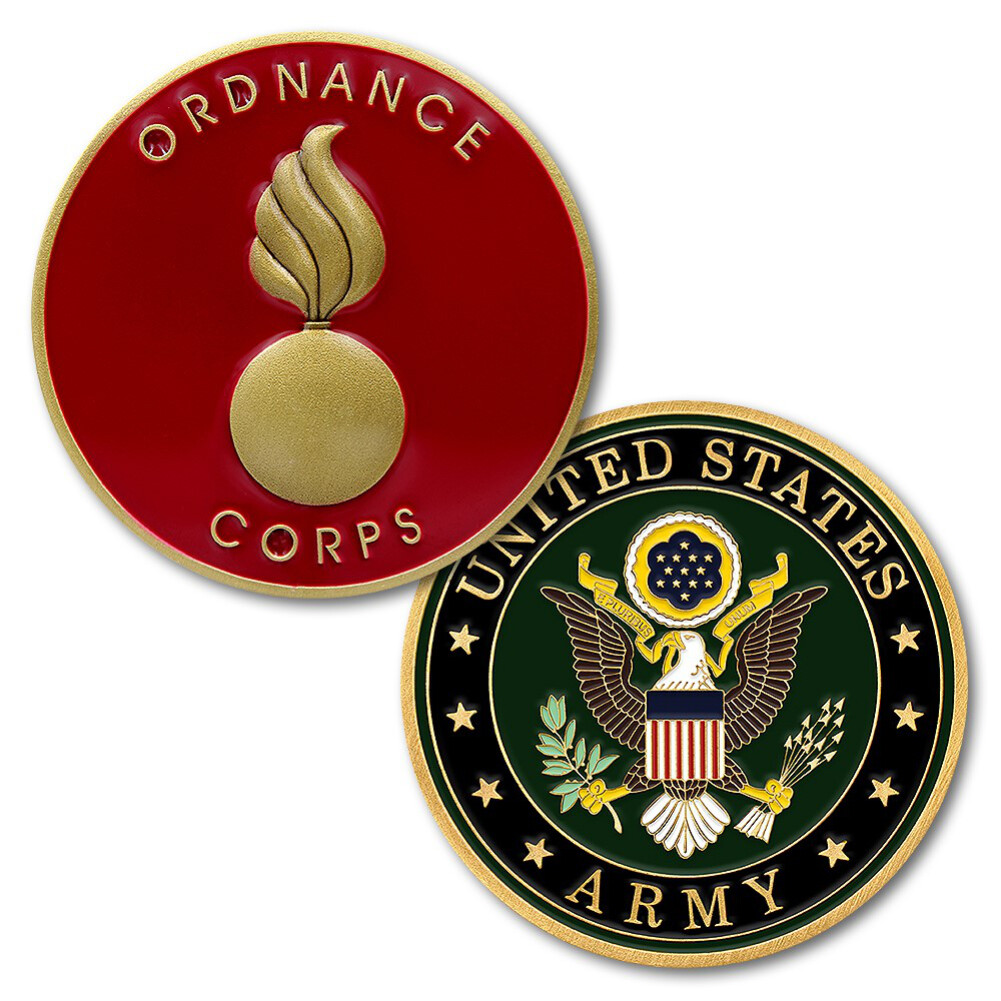 NEW U.S. Army Ordnance Corps Challenge Coin