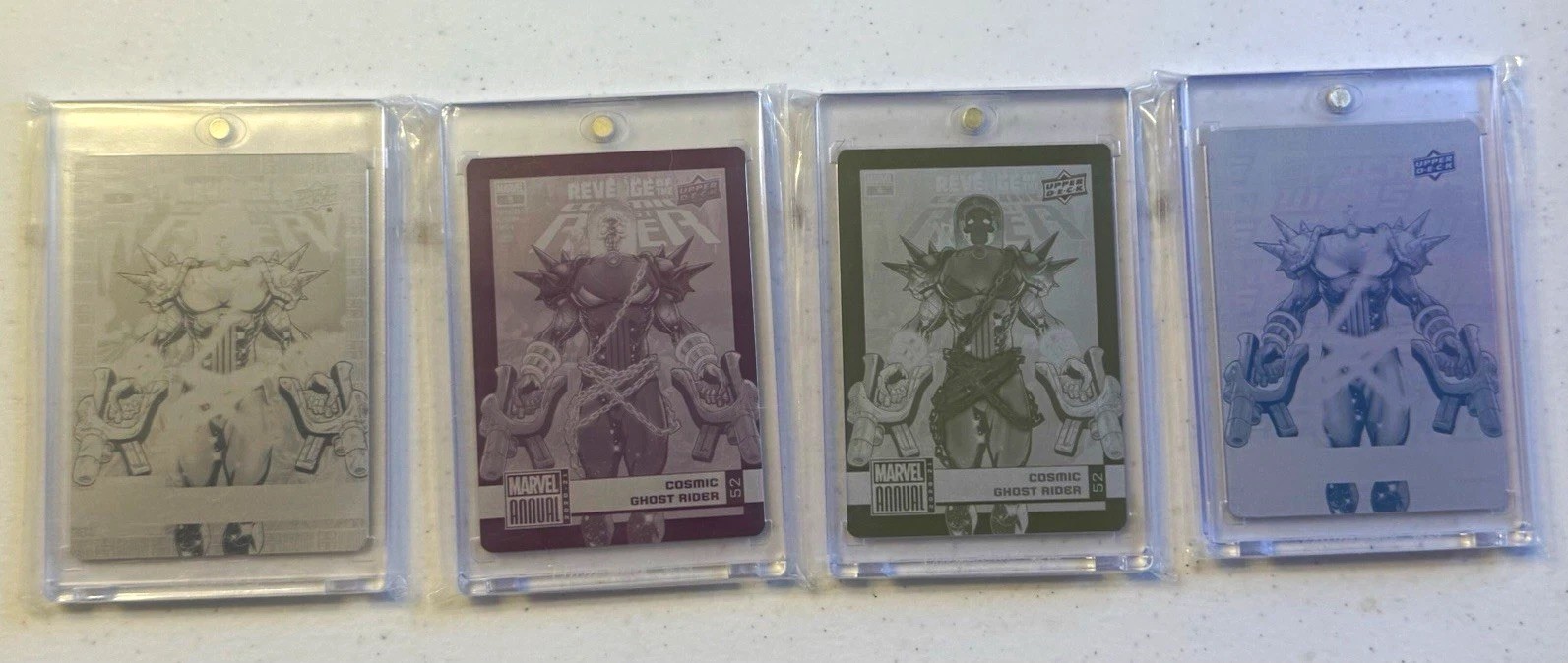 Upper Deck 2020-21 Marvel Annual Cosmic Ghost Rider #52 1/1 Printing Plate Lot 4