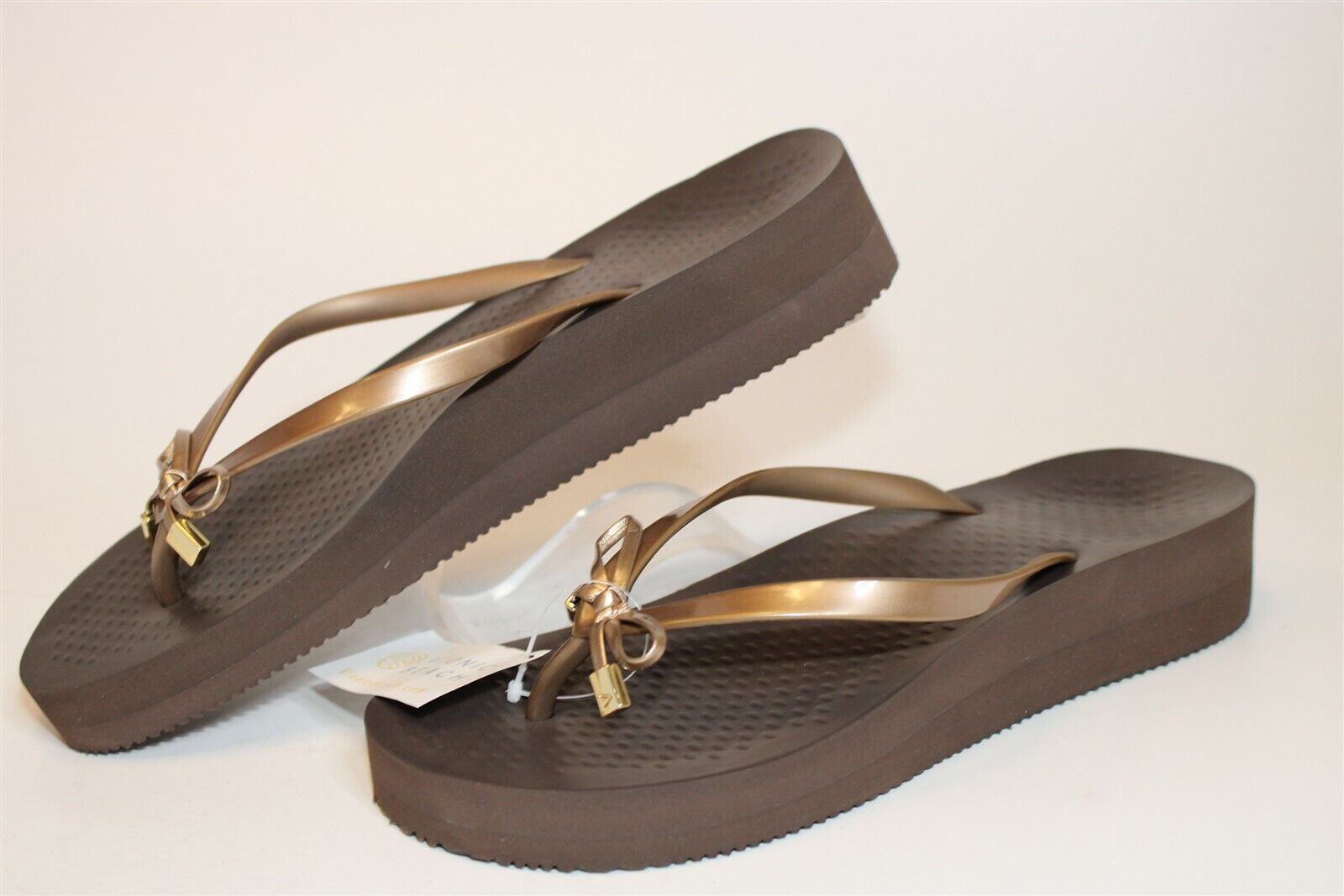 Vionic Beach Platform Flip Flops Womens Size 9 40 Bells Comfort Sandals ZX004