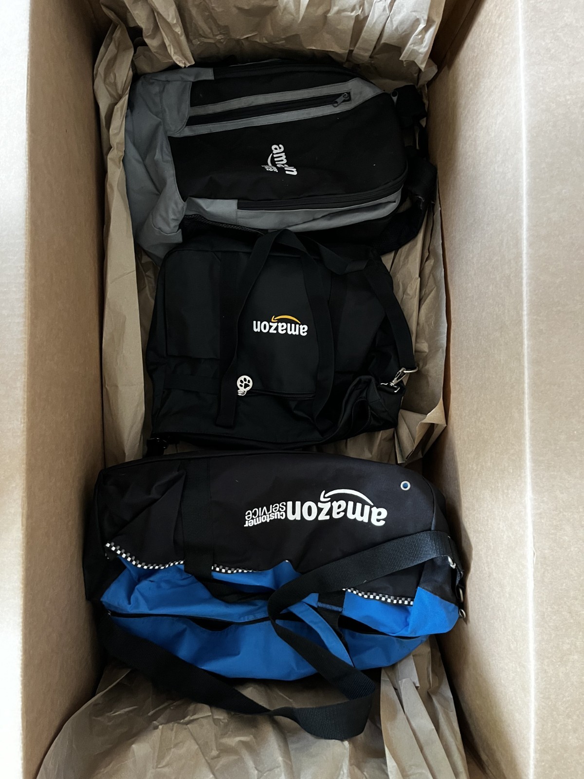 Lot of Amazon Swag Apparel & Collectibles -Peak, Prime Day Shirts, Hoodies, Pins