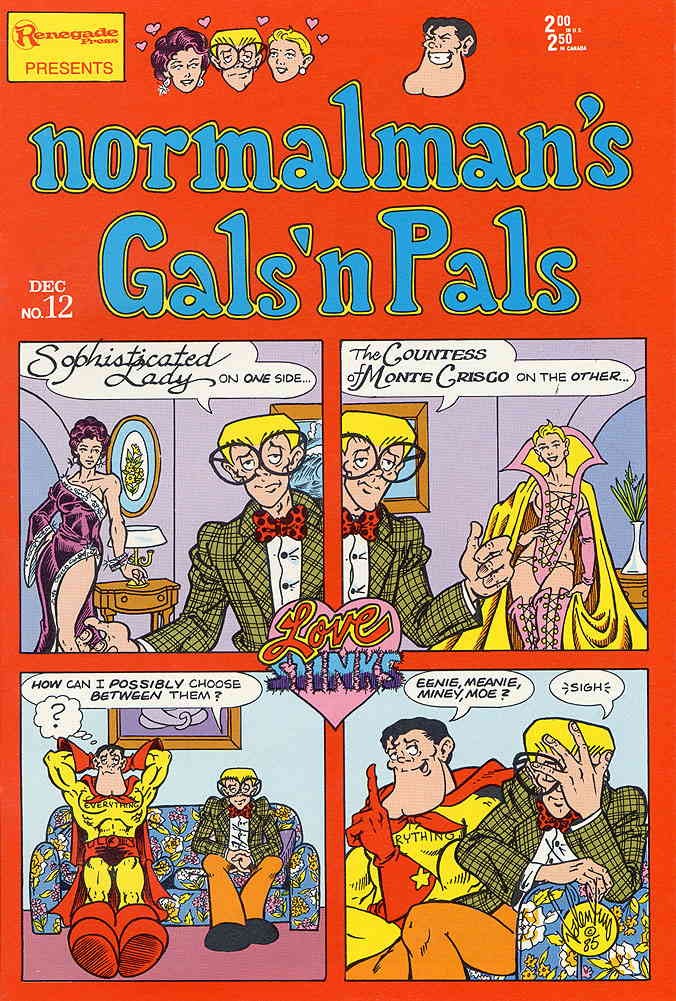 Normalman #12 VF; Renegade | Jim Valentino Last Issue - w/Bag+Board