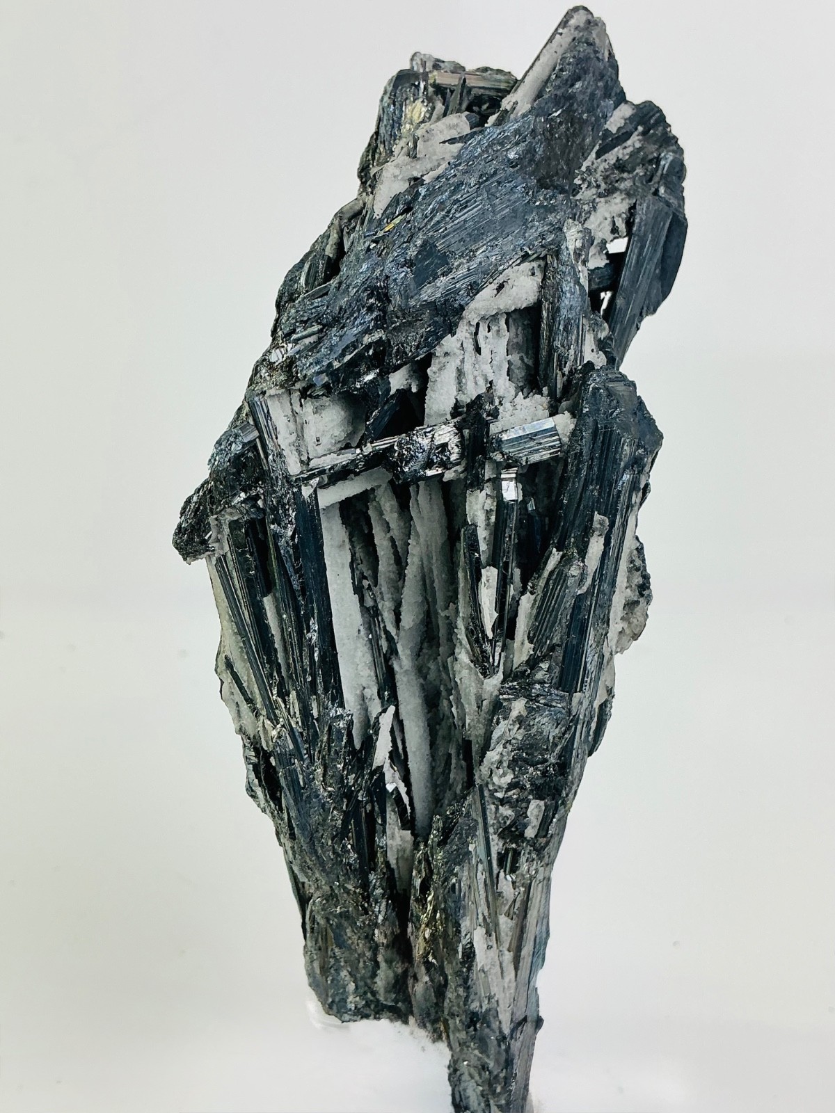 Stibnite Blades with Dolomite Qinglong Mine China 290g Mineral Specimen