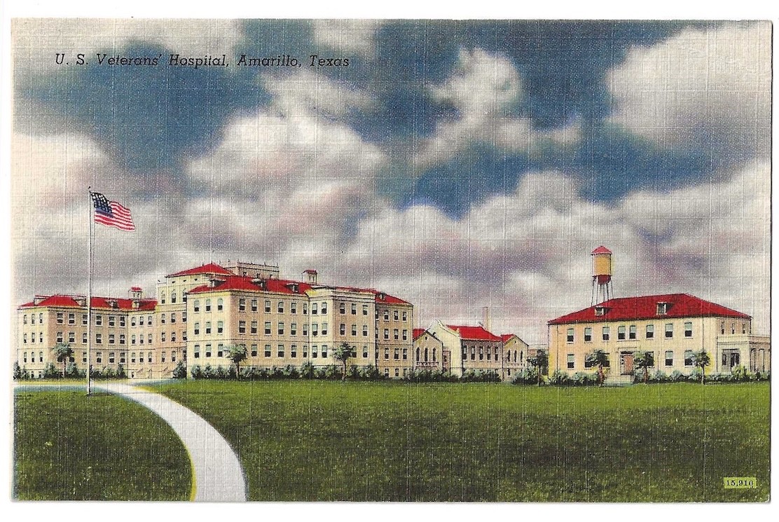 Amarillo Texas c1940\'s United States Veterans Hospital