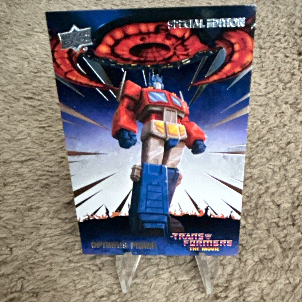 Upper Deck Transformers The Movie Optimus Prime #1 Non-Sport Card