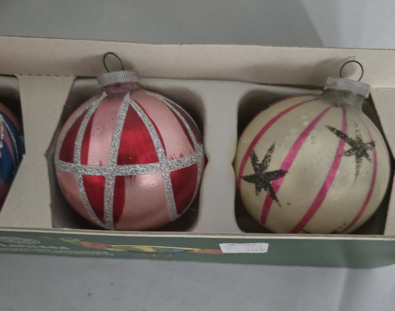 4 Vintage Lanissa Christmas Tree Ornaments Handcrafted In Europe By Shiny Bright