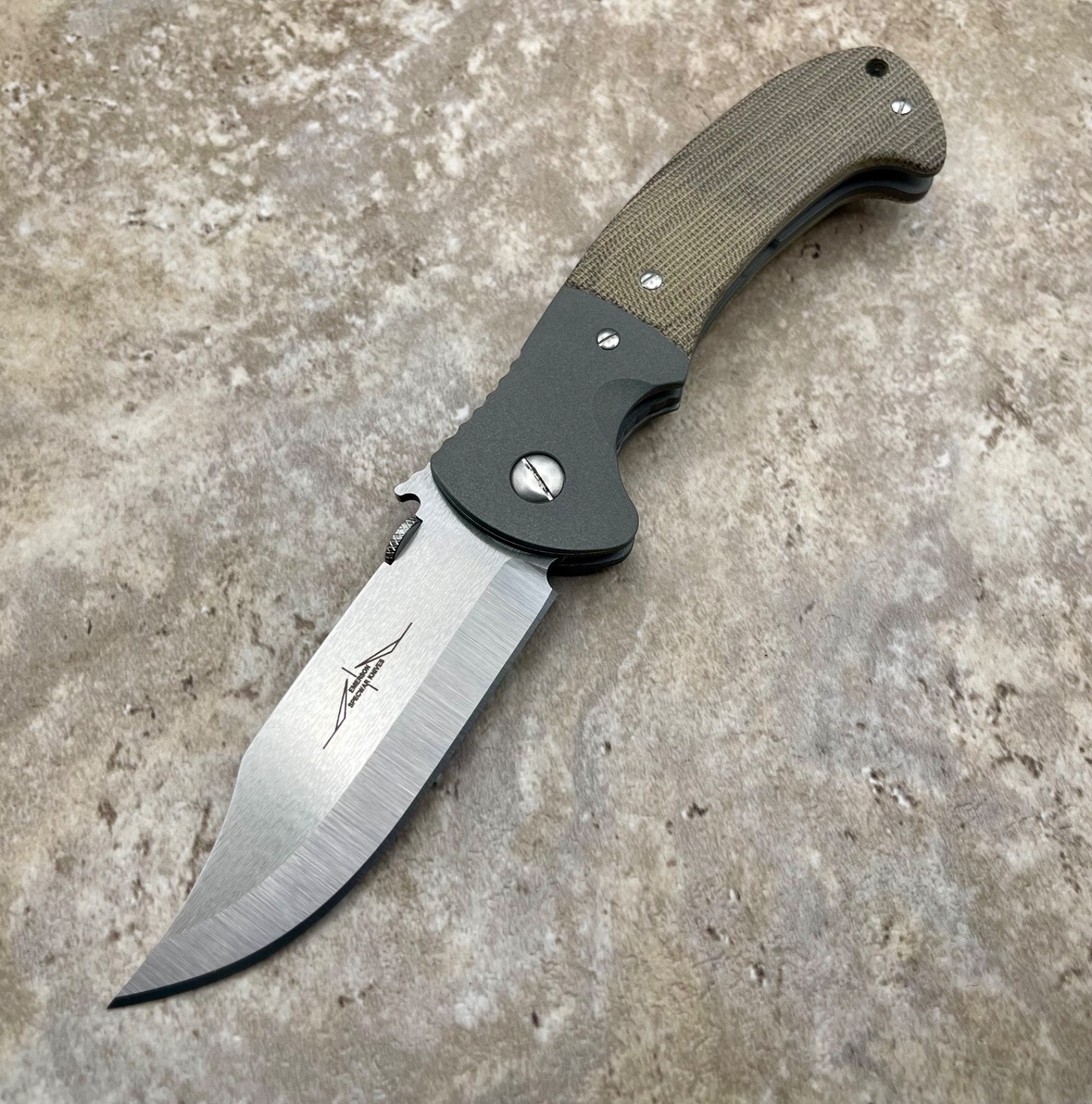 Ernest Emerson Custom CQC-13 Bowie Handmade Knife - Pristine Condition