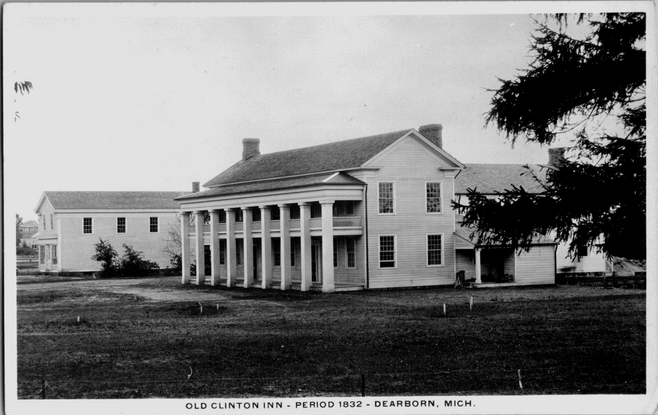 Vintage Postcard 1926-1940 Old Clinton Inn, Dearborn, Michigan (MI) RPPC