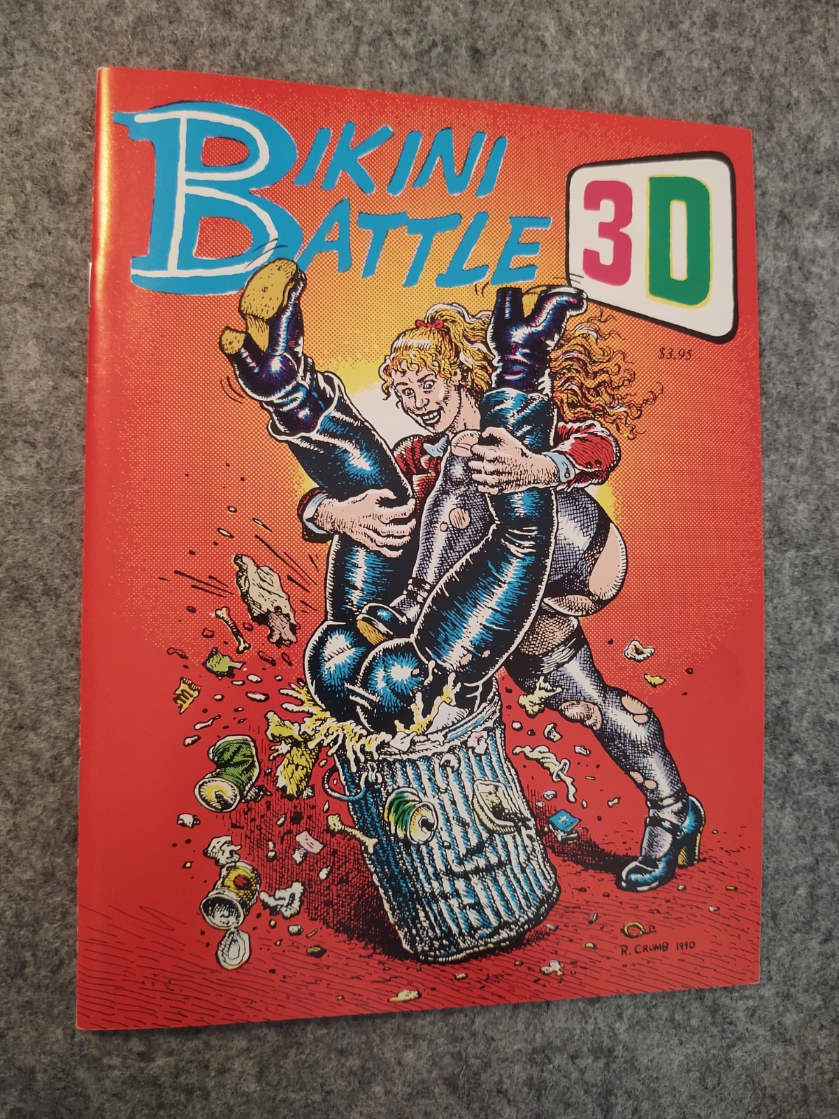 Bikini Battle 3-D 3D Zone Robert Crumb 1991 r ray gene bilbrew eneg eric Stanton