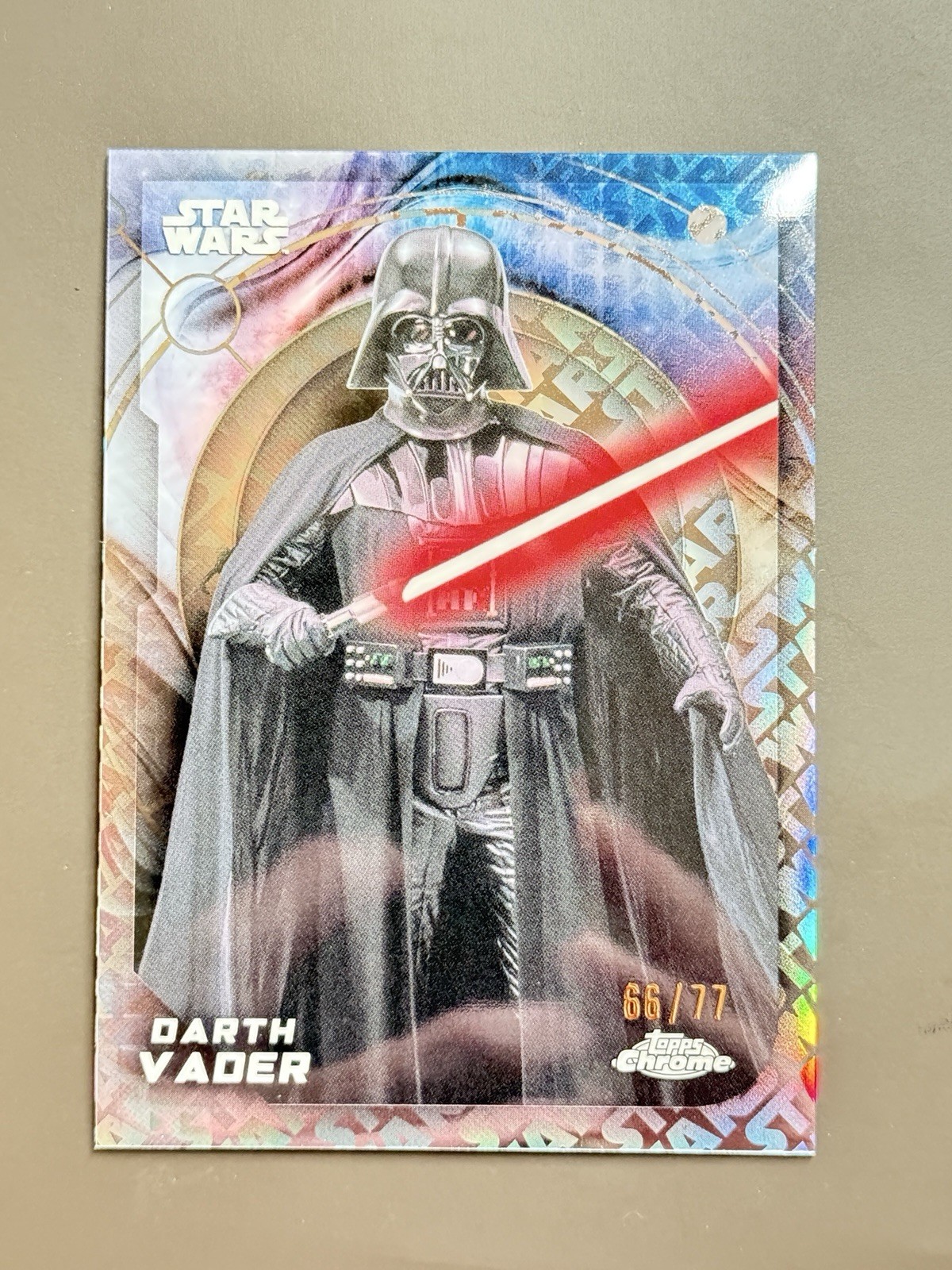 2026 Topps Chrome Star Wars Darth Vader #176 LogoFractor /77 66/77