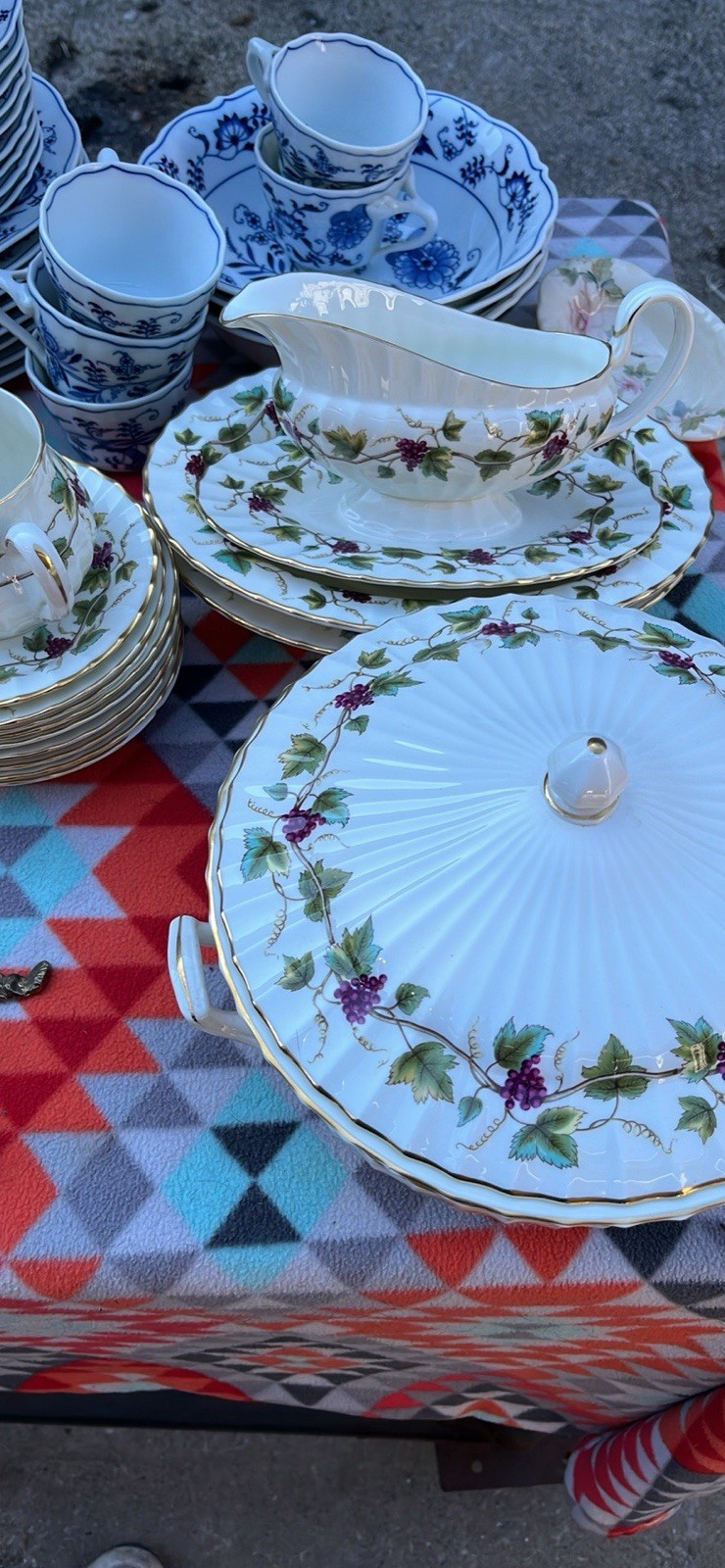 54piece Blue Danube China Set