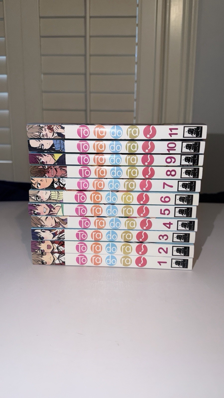 Toradora Volume 1-7, 9 only OOP English Manga Vol Yuyuko Takemiya