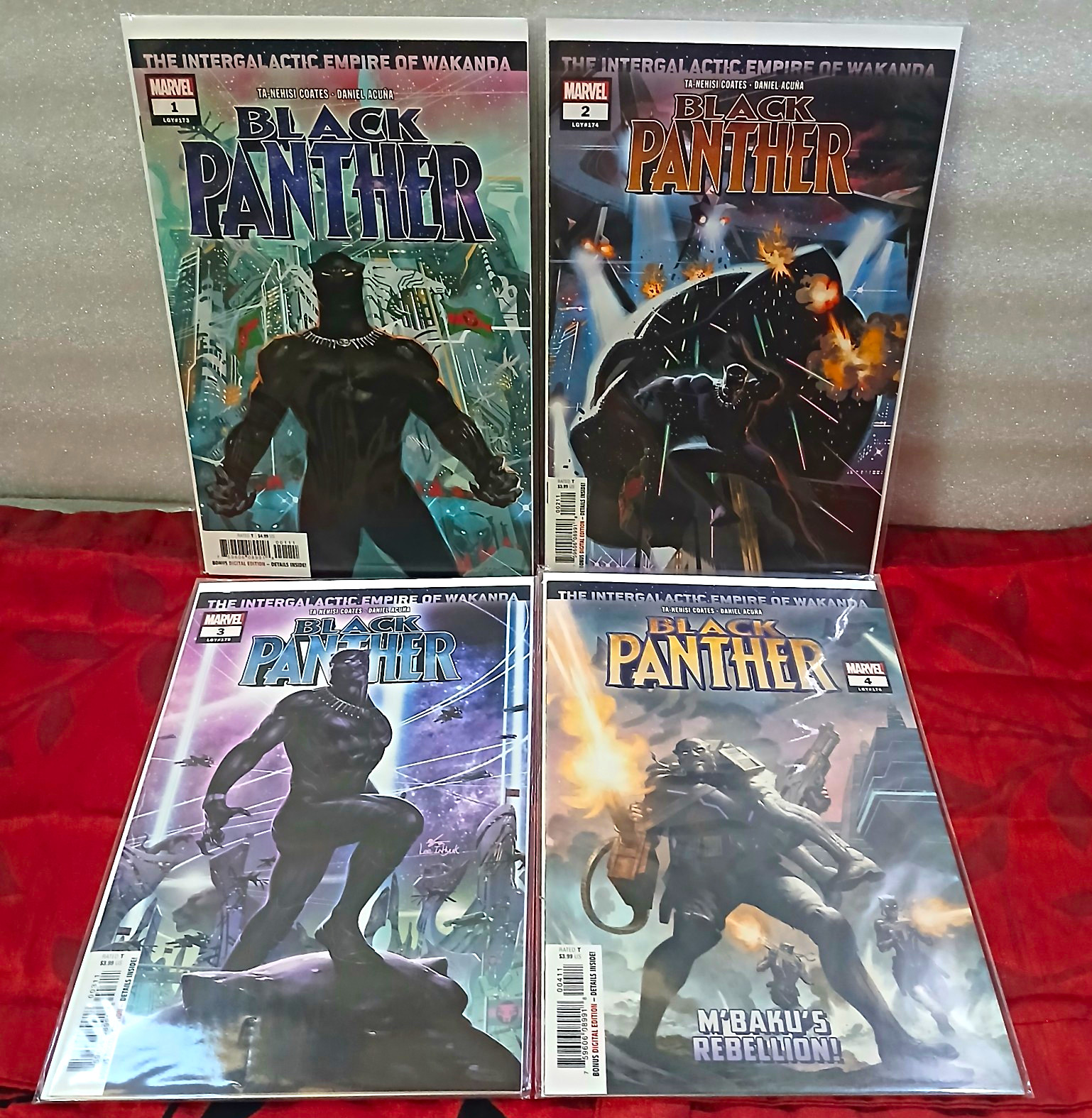 Marvel Black Panther: Intergalactic Empire of Wakanda #1-4 Coates Acuña Lot