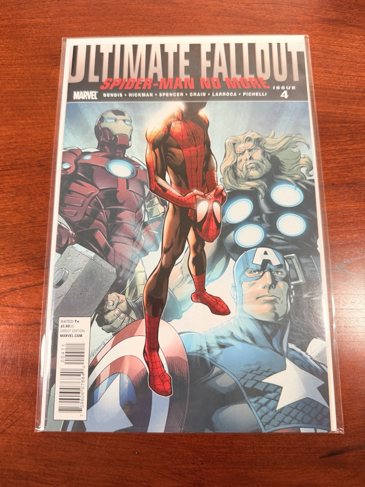 Ultimate Fallout  #4 1st app Miles Morales 2011 Bagley Marvel Comics
