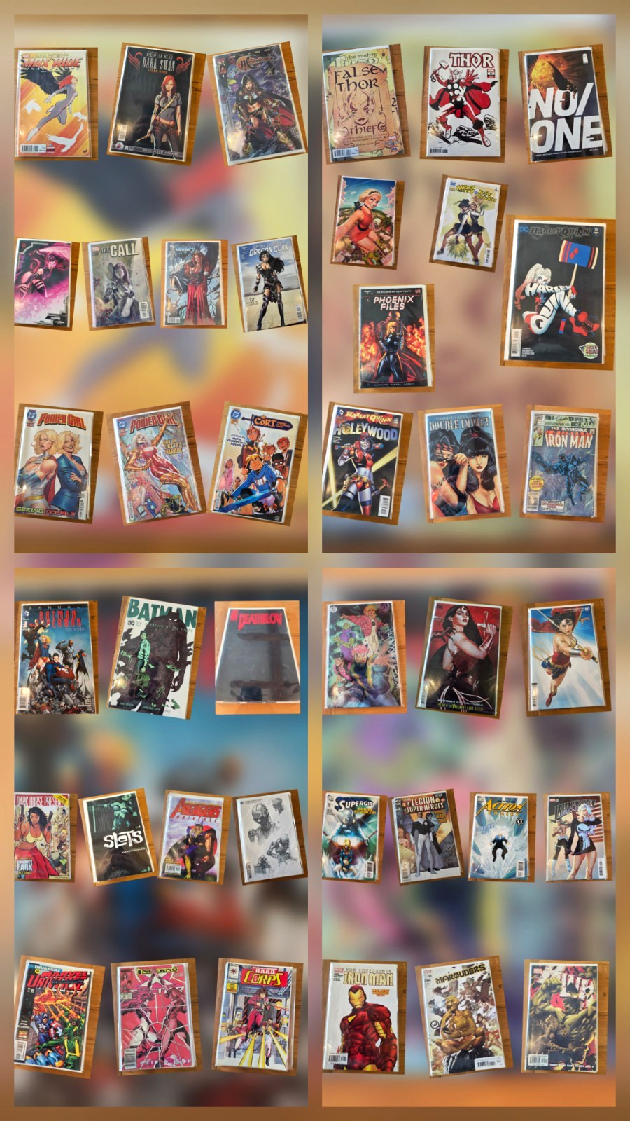 132 Mixed Lot Comic Books, 5 Graphic Novels Iron Man Batman Superman Etc.