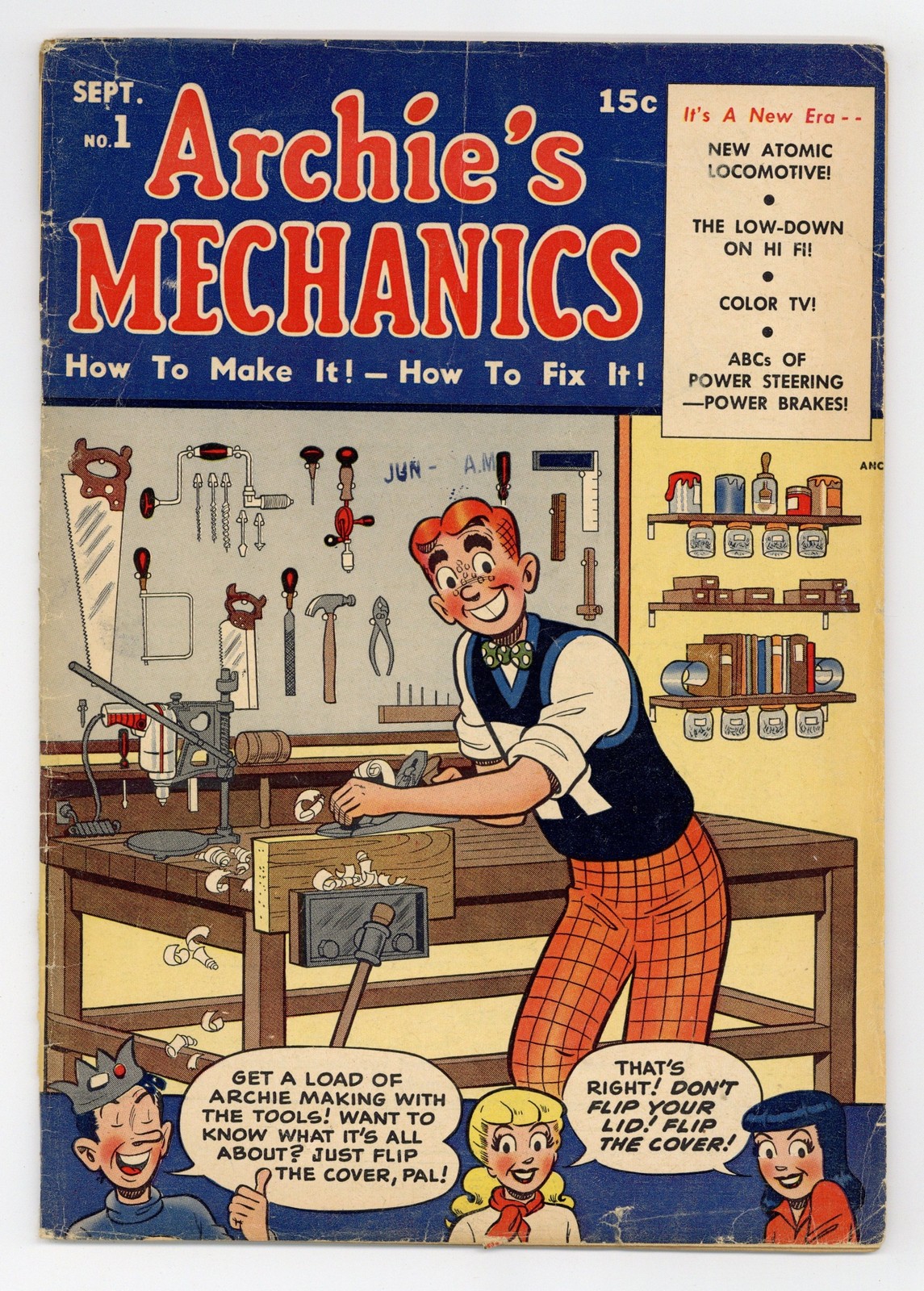 Archie\'s Mechanics #1 GD+ 2.5 1954