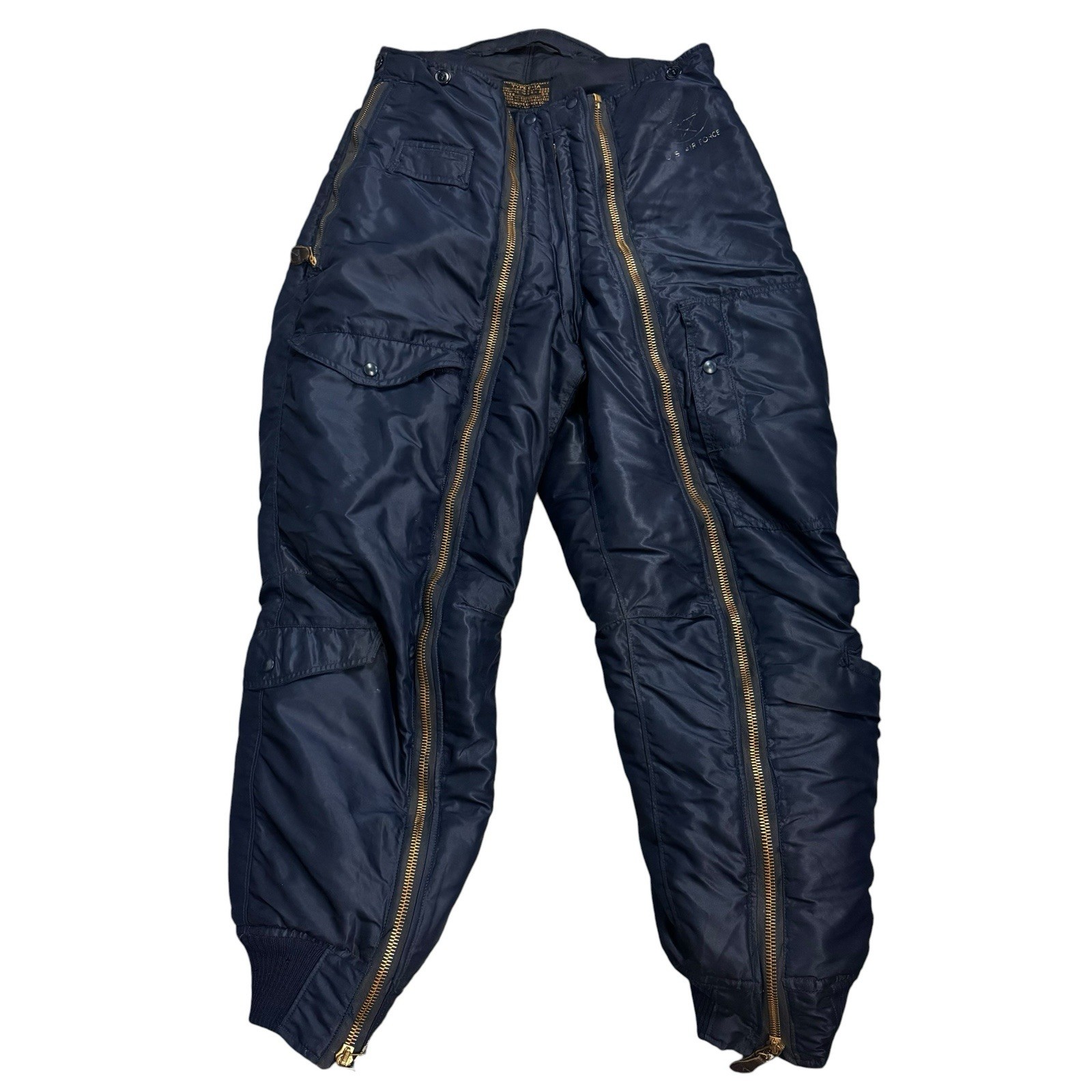 Vintage Air Force USAF Extreme Cold Weather Flight Pants Snow Trousers Size 34