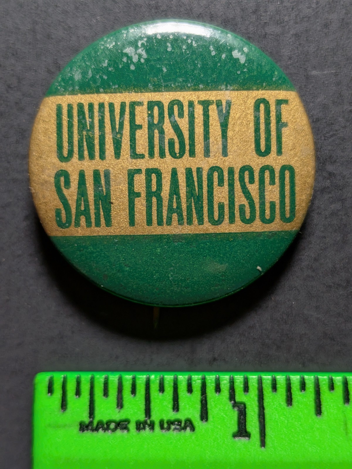 Vintage San Francisco College University Pinback Pin
