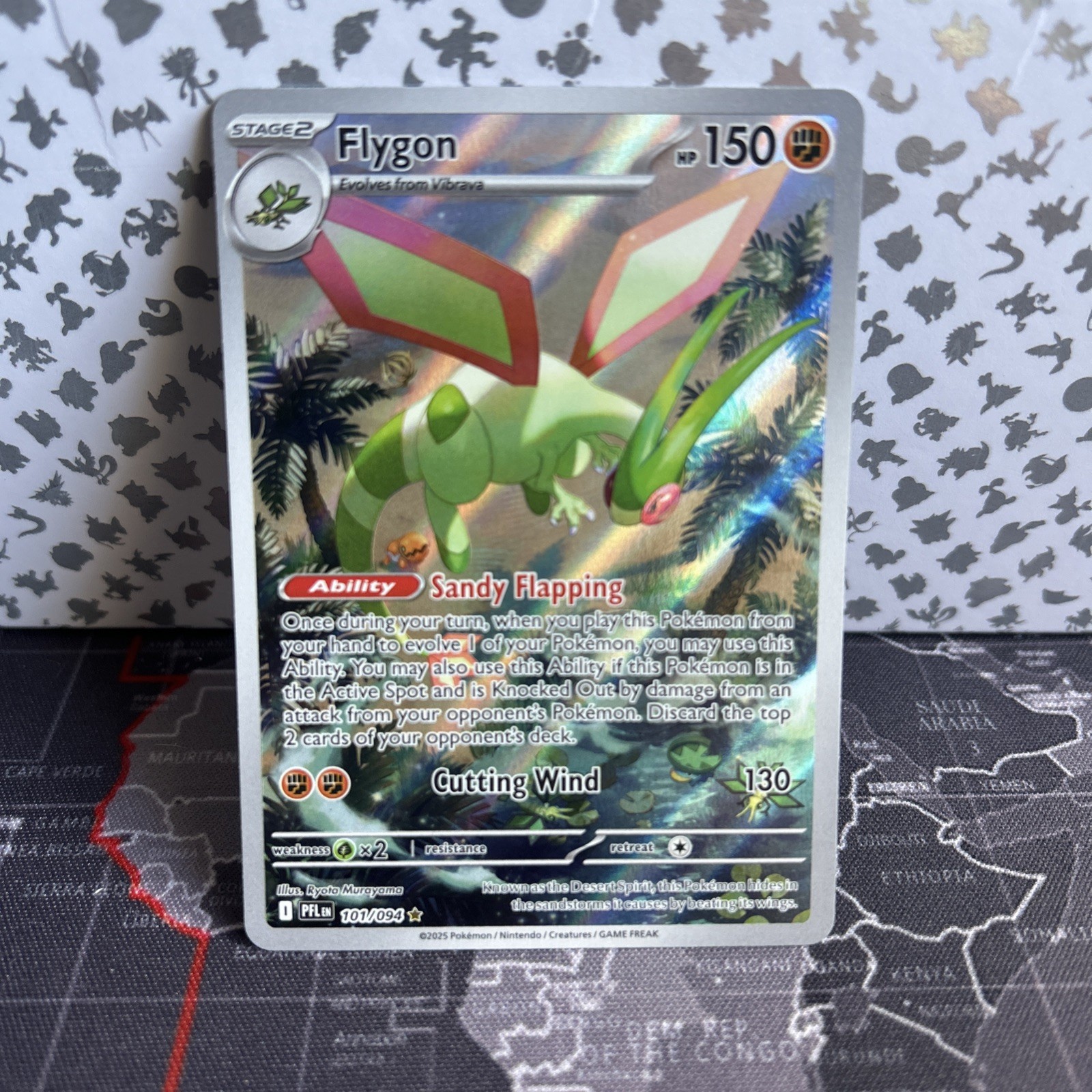 Pokémon TCG Flygon 101/094 Phantasmal Flames NM