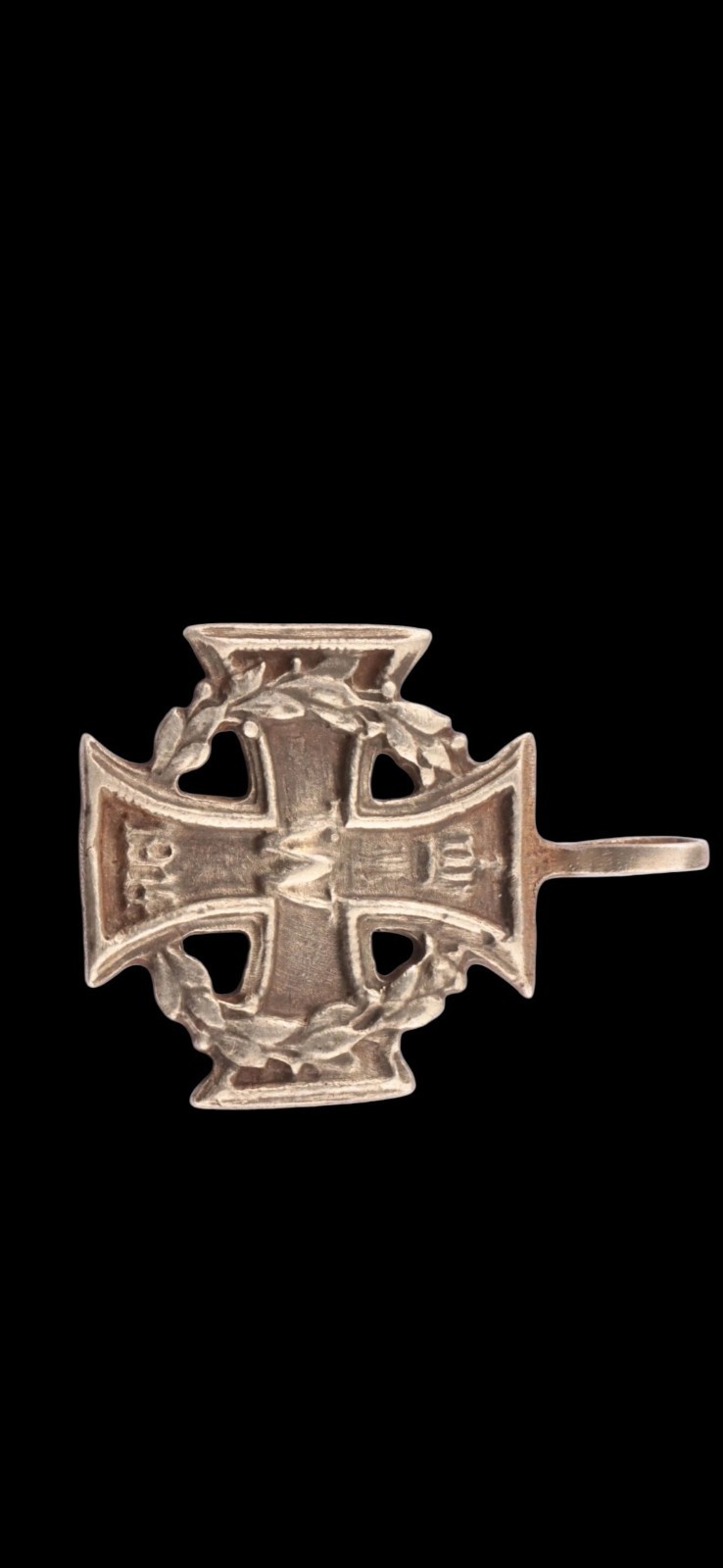 pendant Unique Antique Soldiers WWII Central European amulet 835 Silver ww2 era