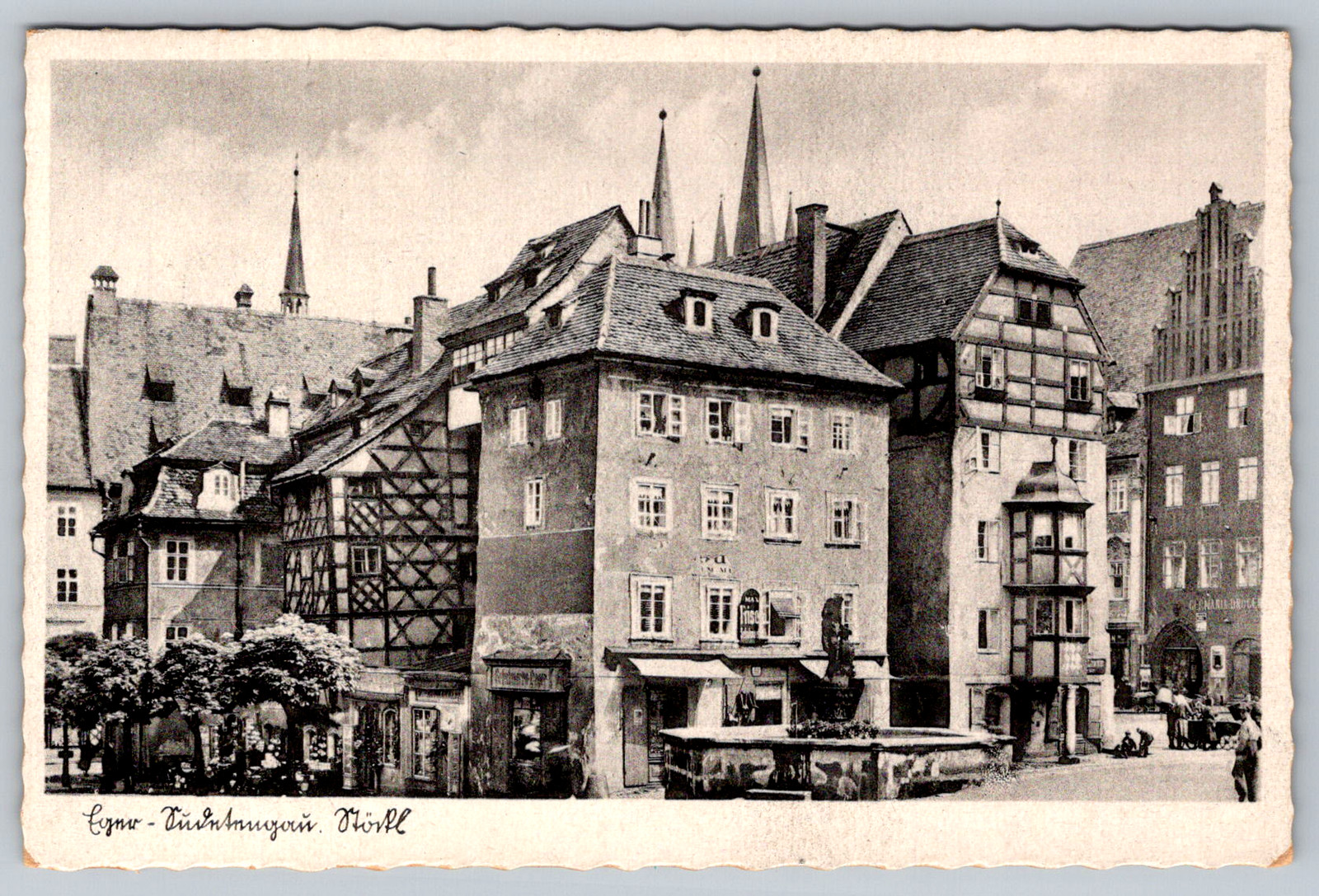 c1940s Nuremberg Germany Historic Buildings Leszka Spiegl-Verlag Postcard