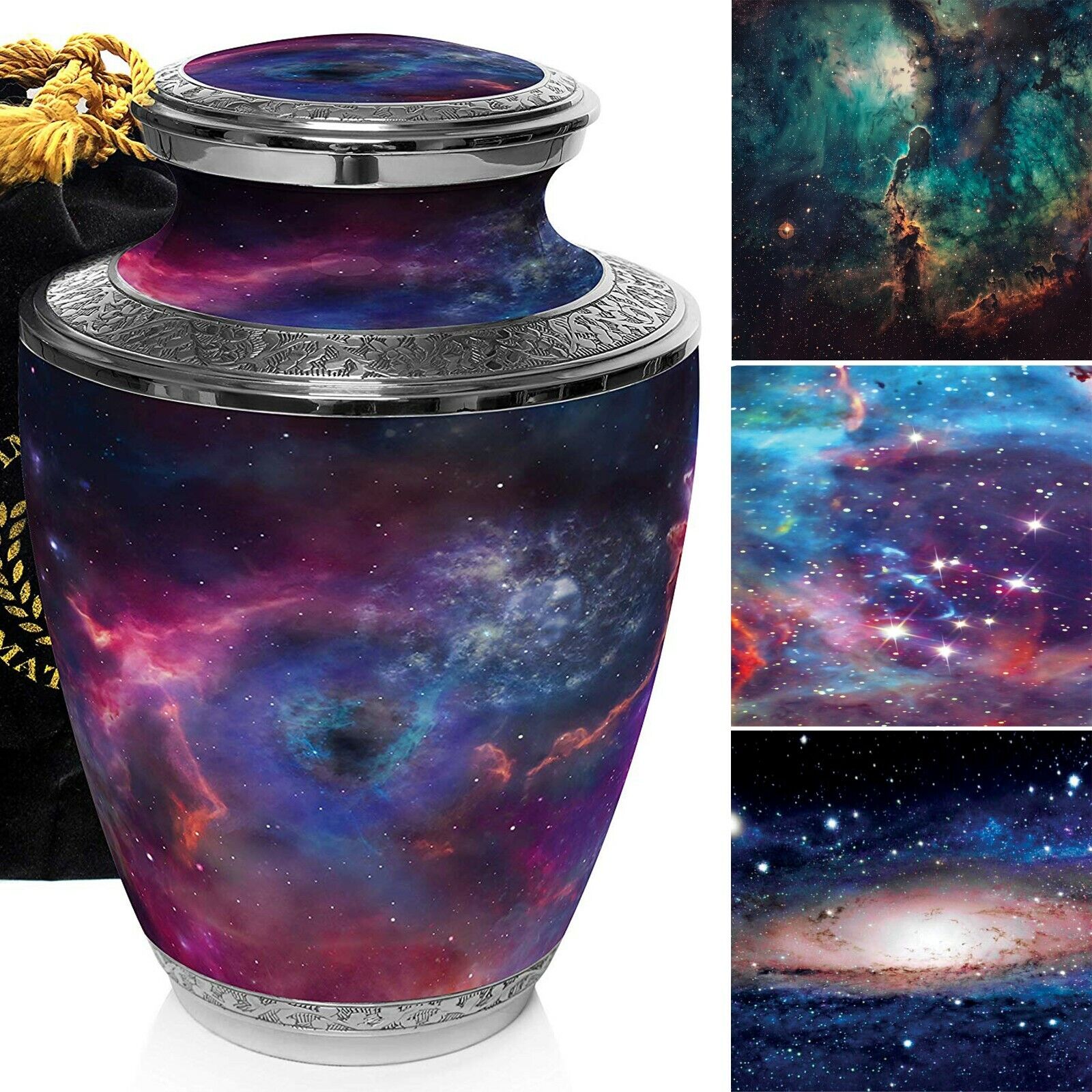 Nebula Galaxy Cremation Urn, Cremation Urns Adult, Urns for Human Ashes