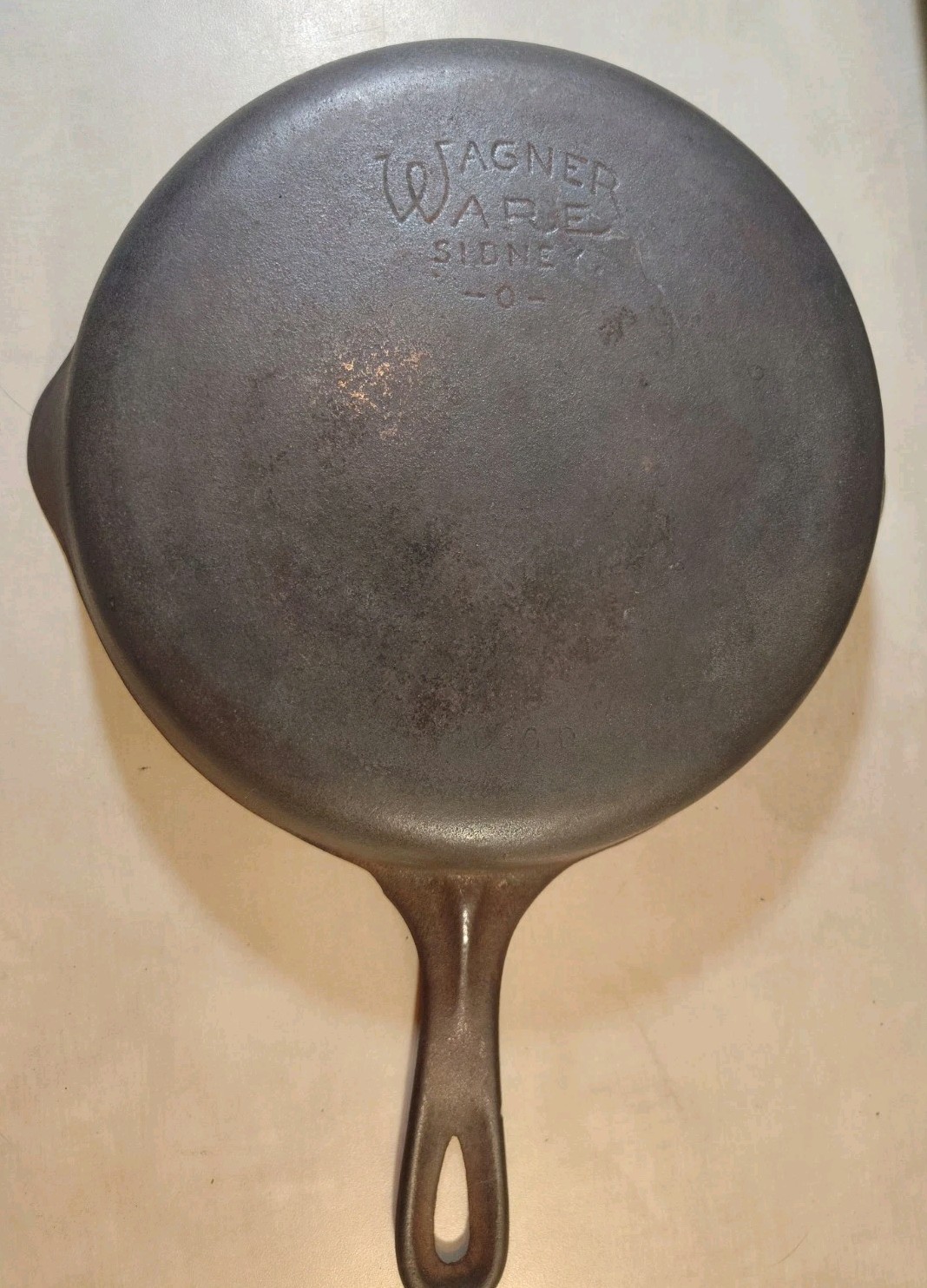 VTG Wagner Ware Sidney-O No. 6 Cast Iron Skillet 1056D Smooth Bottom