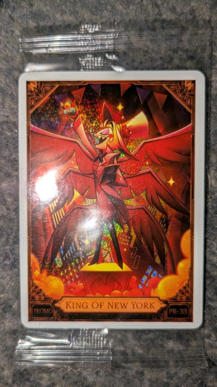 Hazbin Hotel Lucifer King of New York Promo Card New York Comic Con 2026 