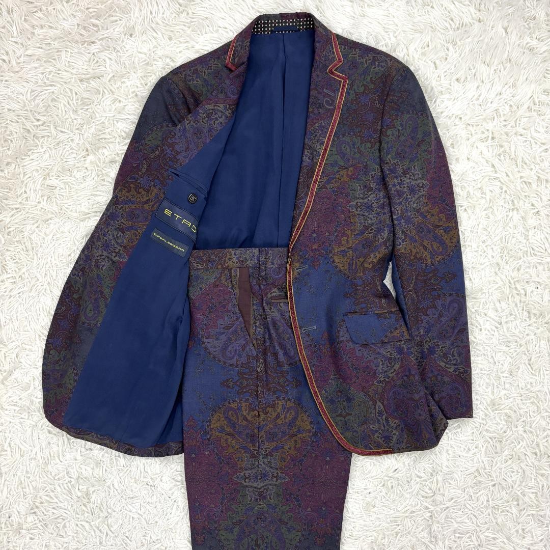 Etro Men Fantastic Gem Paisley Pattern Setup 48 Sizes Limited Edition VHTF Popul