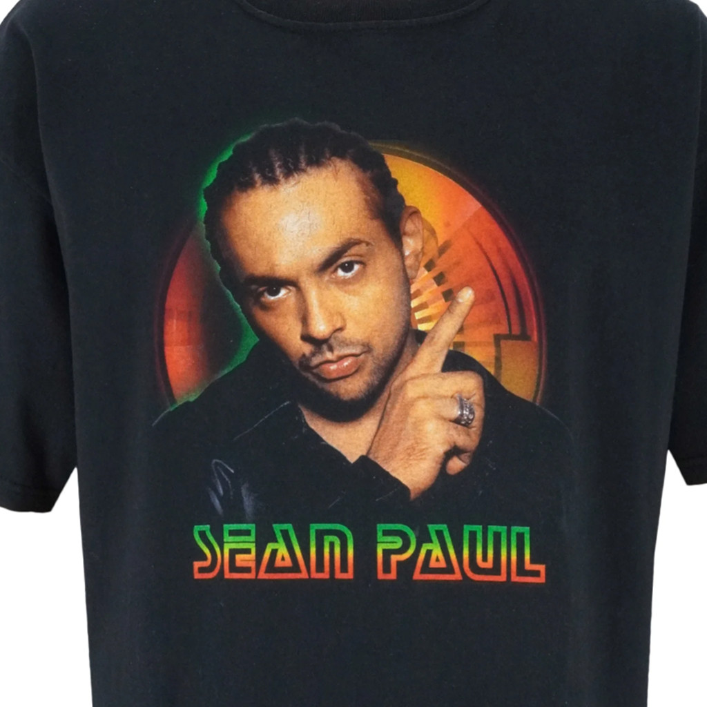 RAPPER Sean Paul black T-shirt short sleeve All sizes S to 5Xl XY184