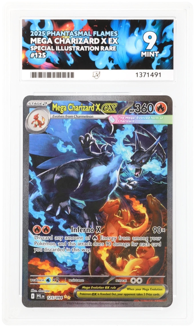 Mega Charizard X ex Phantasmal Flames 125/094 English SIR ACE 9